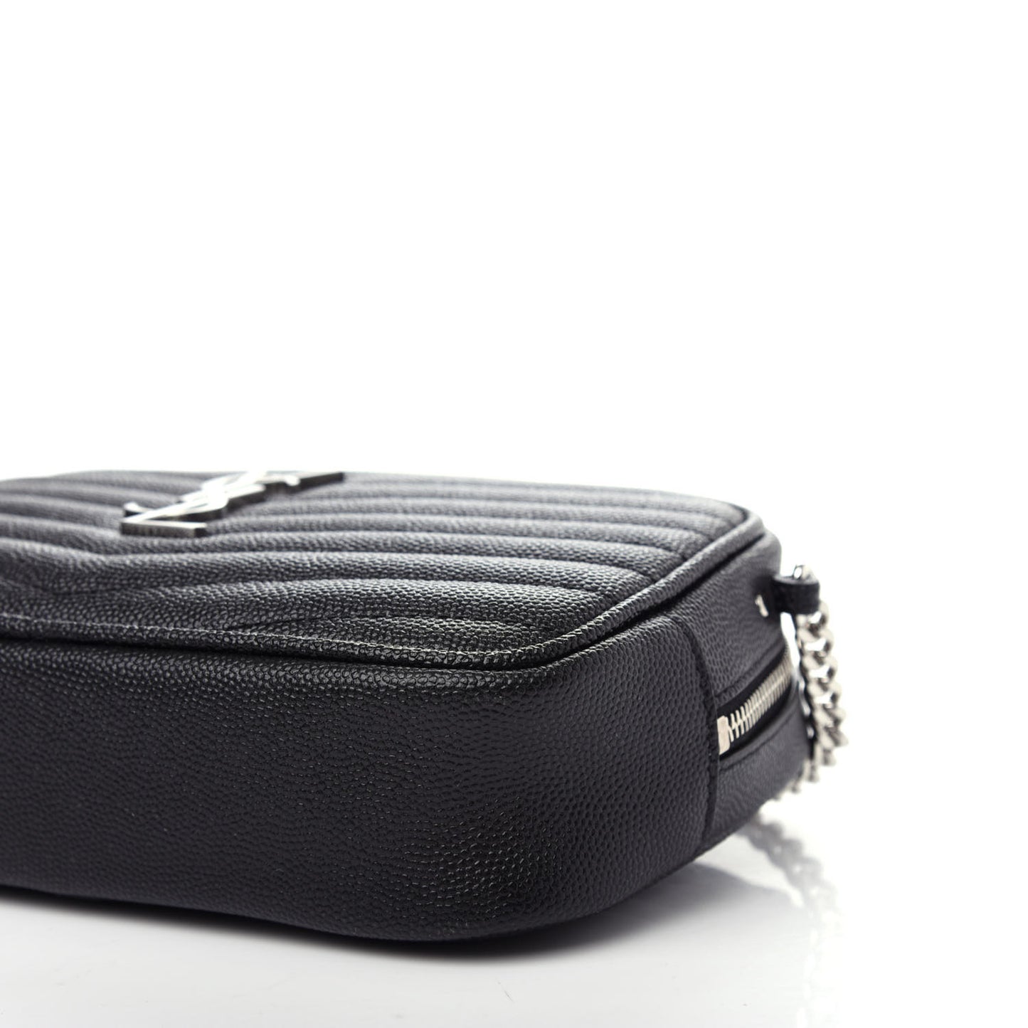 Grain De Poudre Matelasse Monogram Mini Lou Camera Bag Black