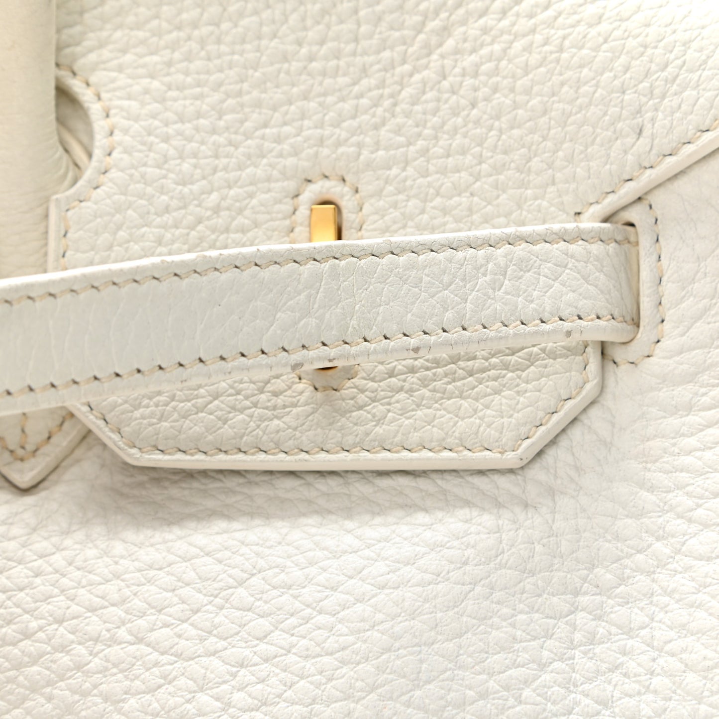Taurillon Clemence Birkin 35 White