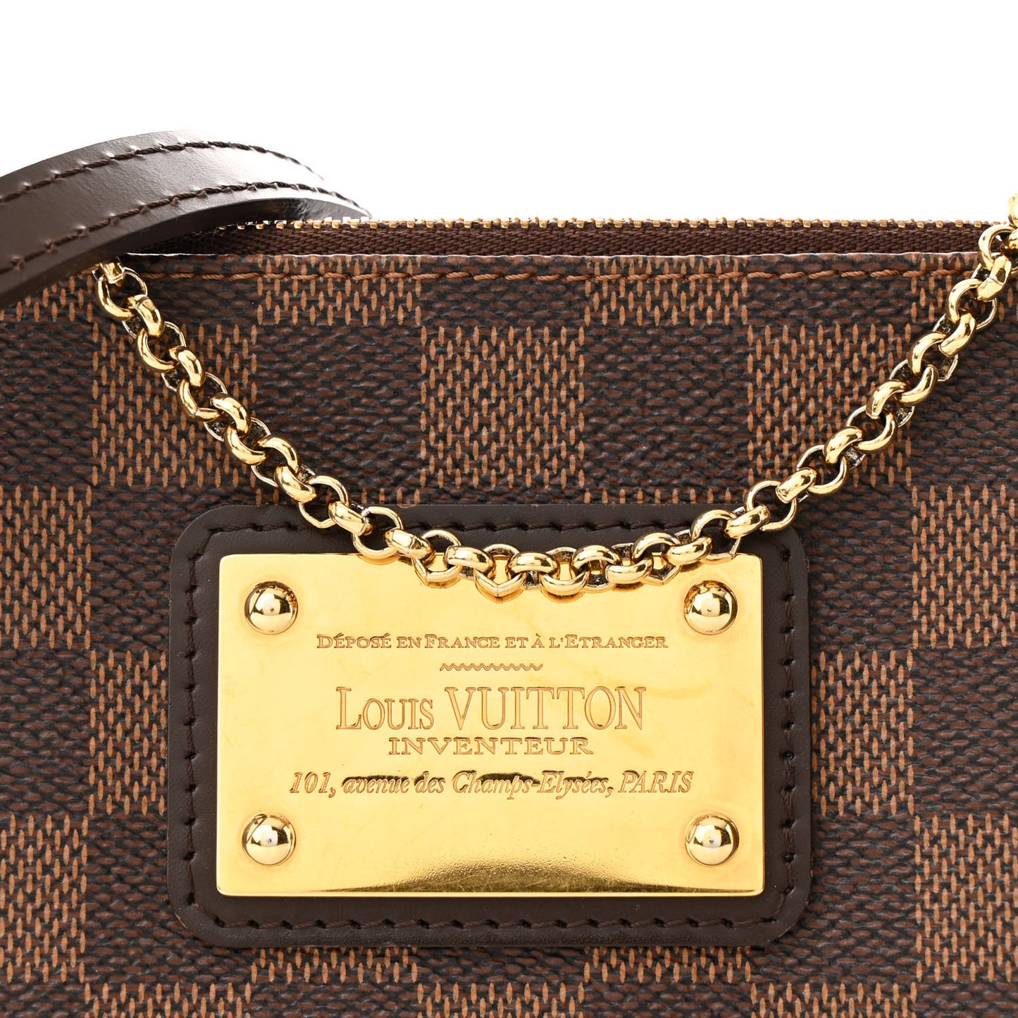 Damier Ebene Eva Clutch