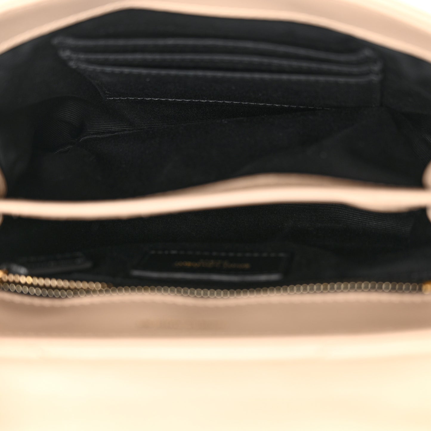 Calfskin Y Quilted Monogram Toy Loulou Crossbody Bag Dark Beige