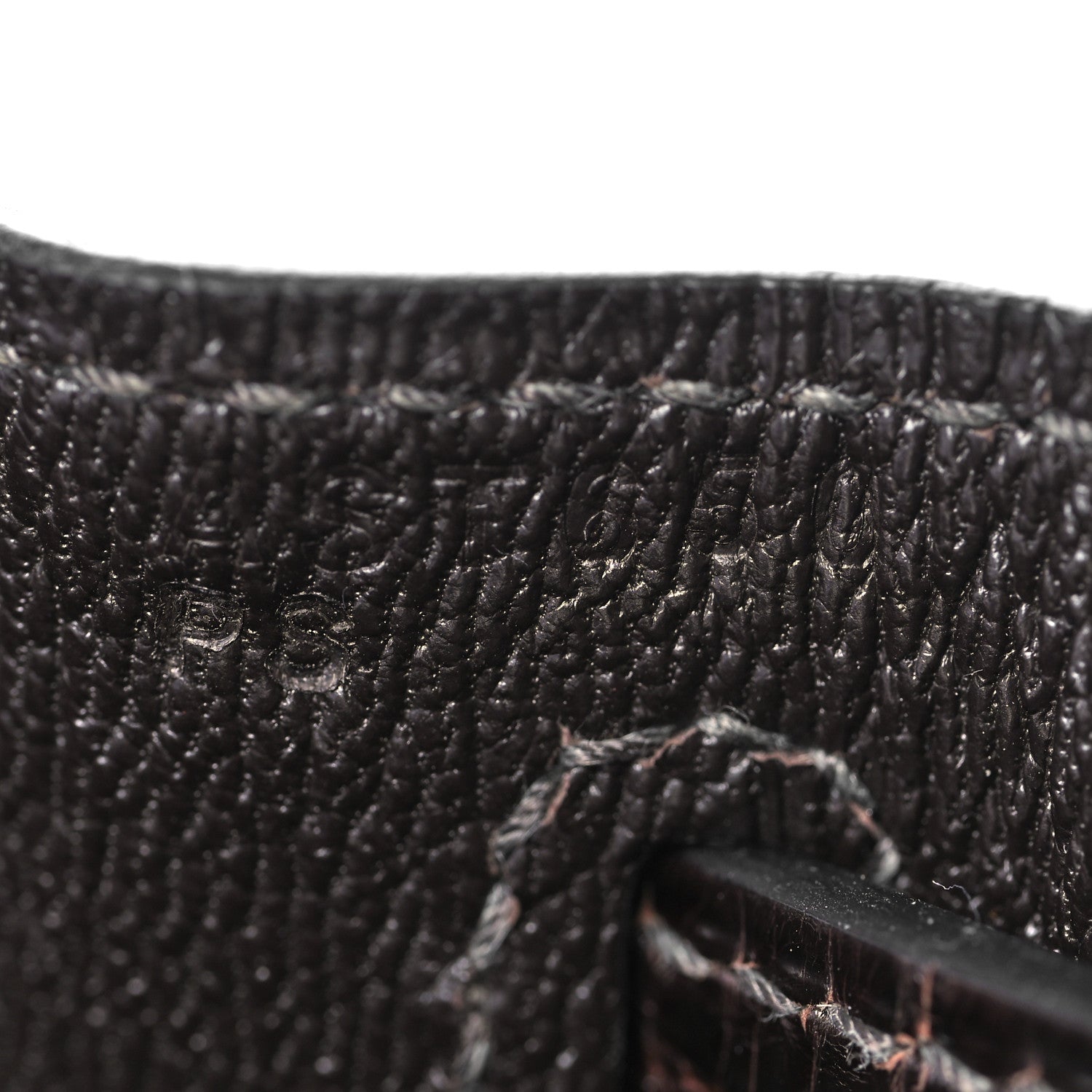 Hermes Shiny Niloticus Crocodile Kelly Sellier 28 Macassar 29 of 38