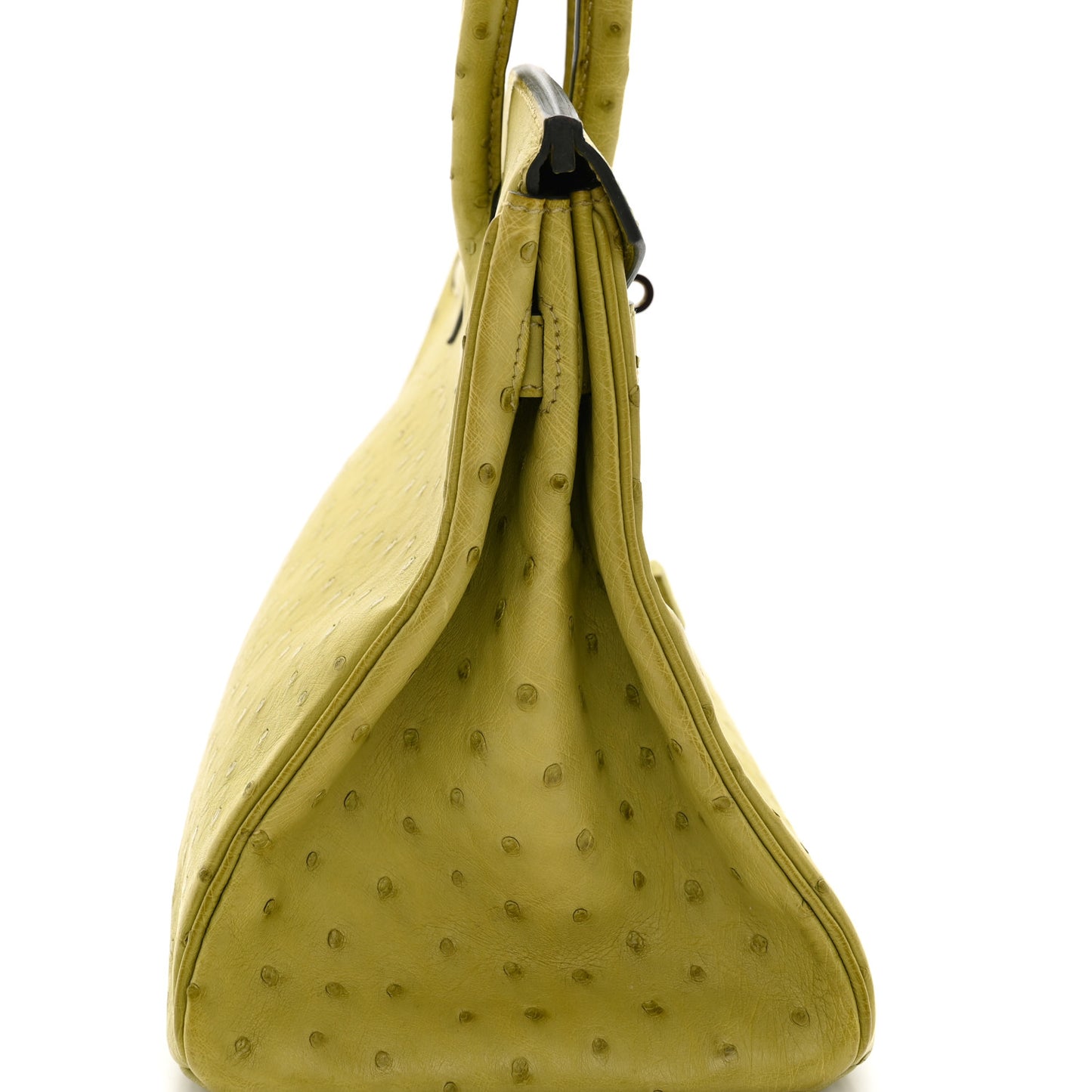Ostrich Birkin 30 Vert Anis