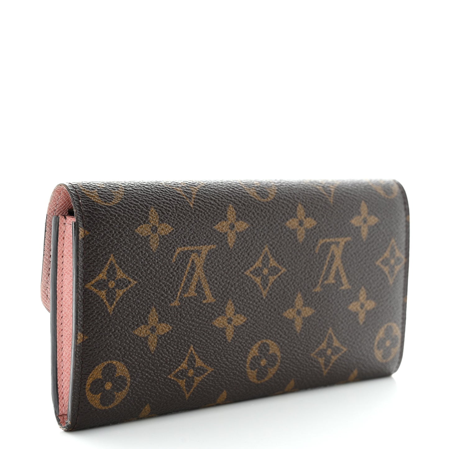 Monogram Emilie Wallet Rose Ballerine