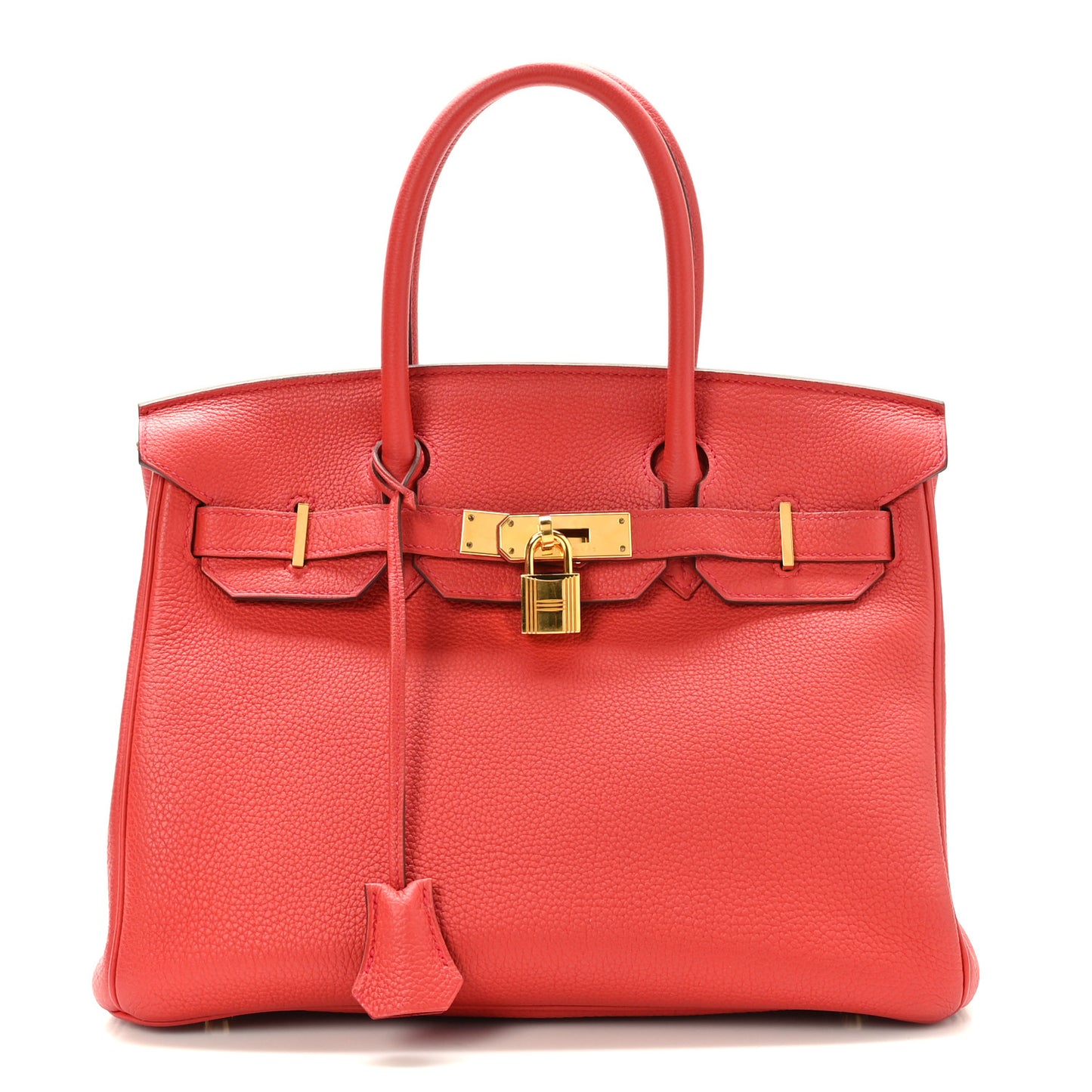 Togo Birkin 30 Rouge Pivoine