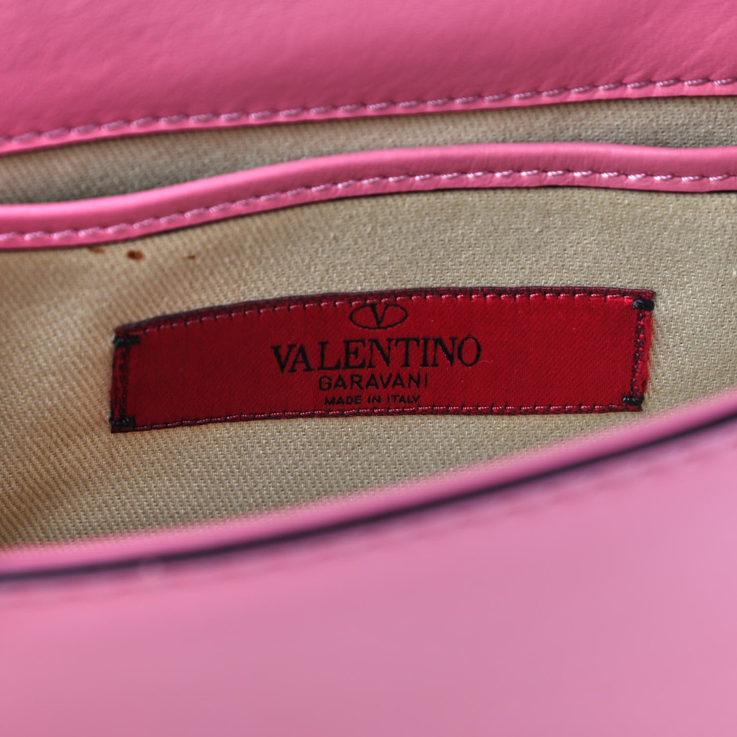 Valentino Garavani Vitello Mini Glam Lock Rockstud Flap Ninphea 7 of 9
