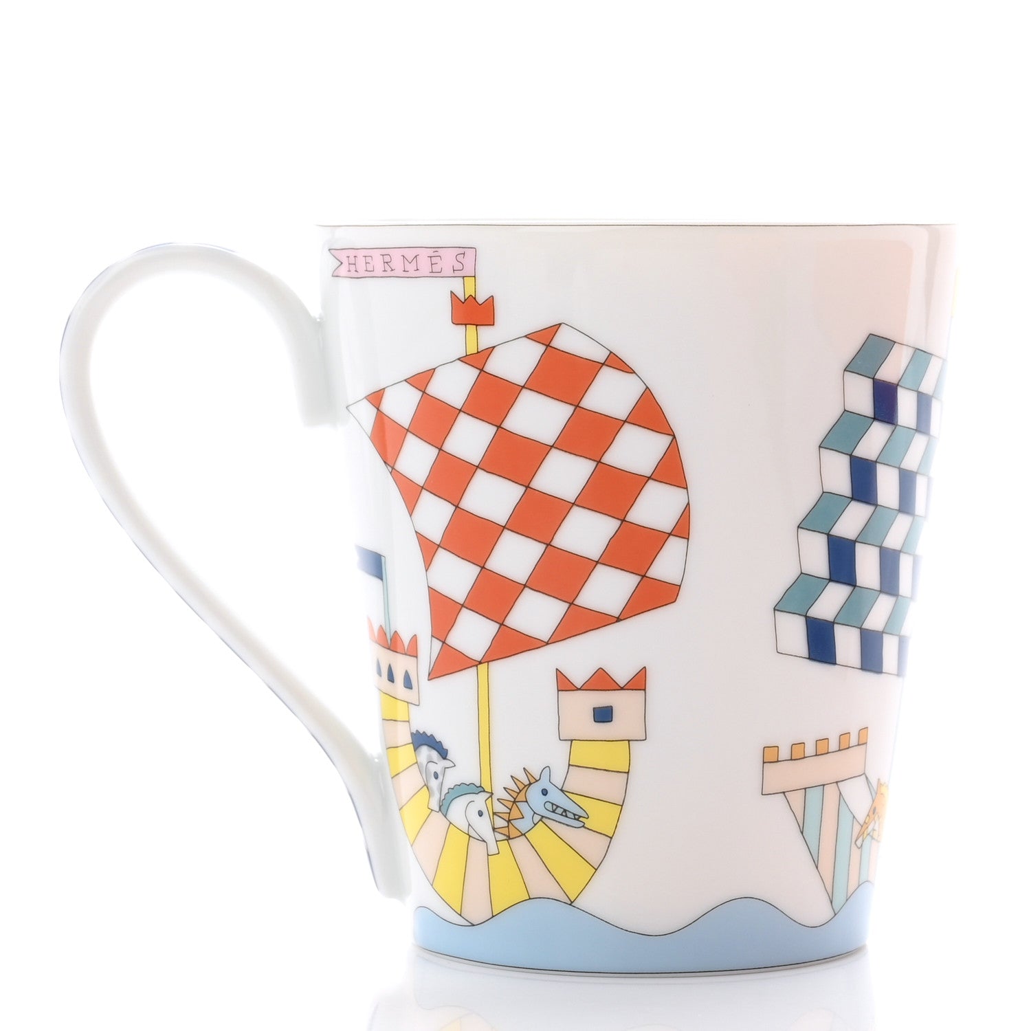 Hermes Porcelain Epopee Boat Mug 2 of 6