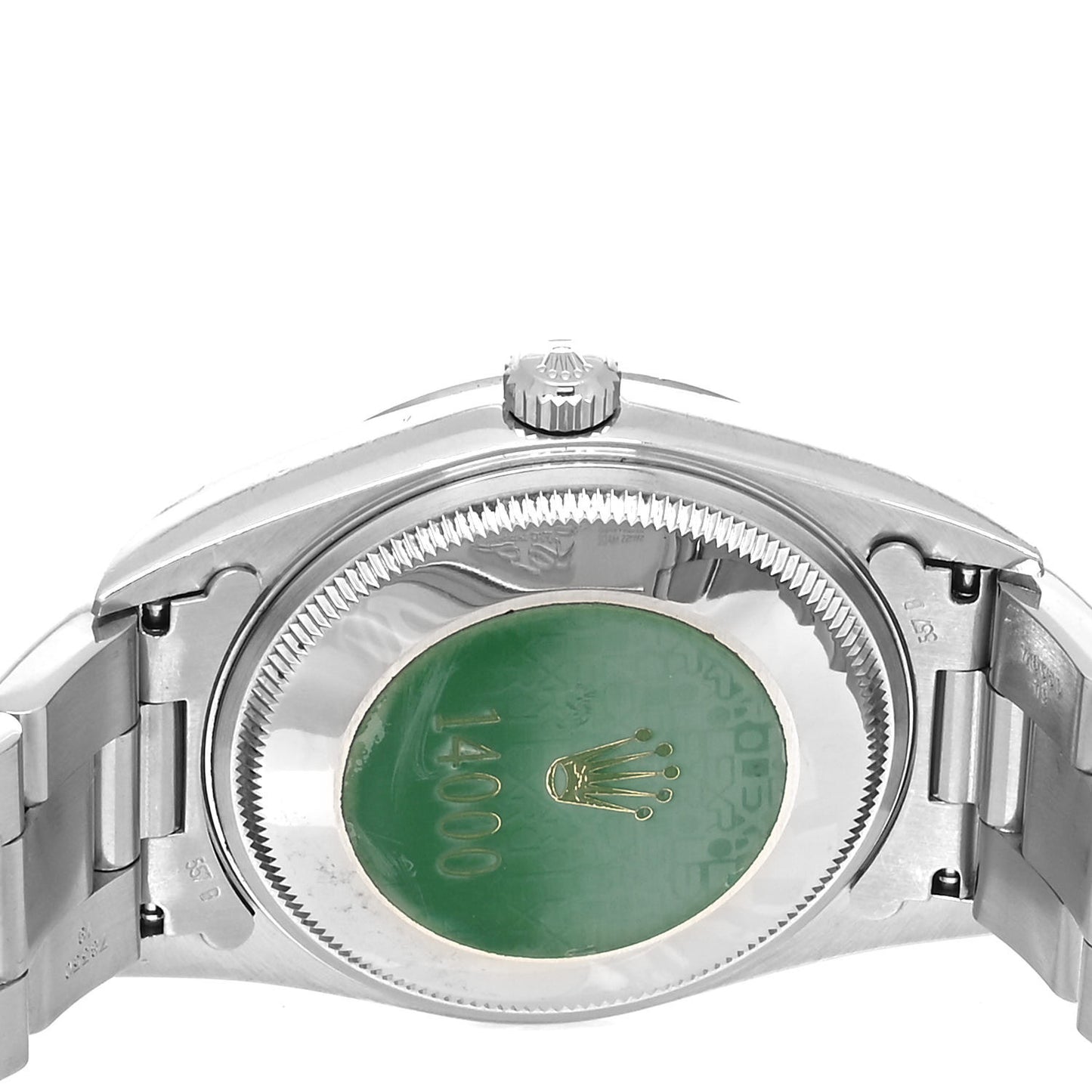 Stainless Steel 34mm Air-King Oyster Perpetual Precision Watch Pink 14000