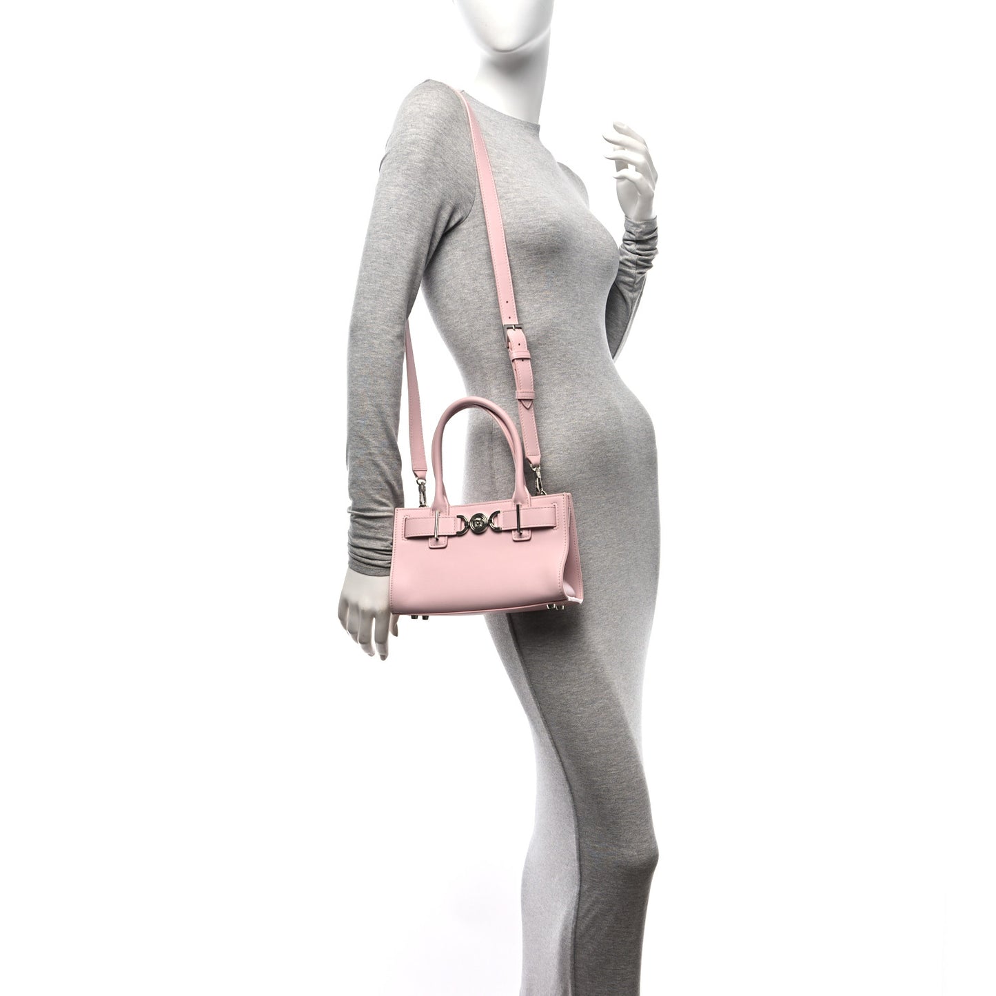 Calfskin Small Medusa '95 Tote Bag Dusty Rose