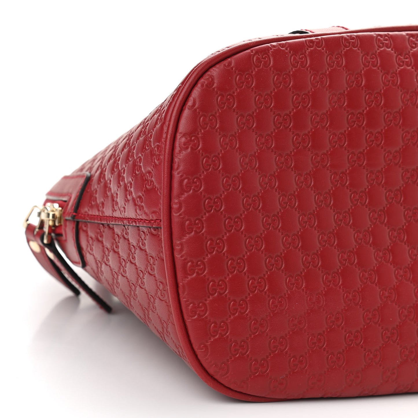 Microguccissima Medium Dome Bag Red