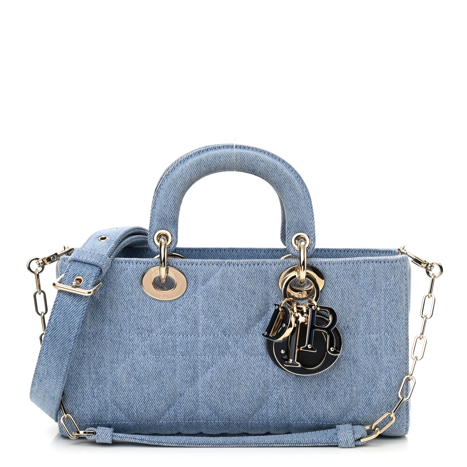 Christian Dior Denim Macrocannage Lady D-Joy Blue 1144177