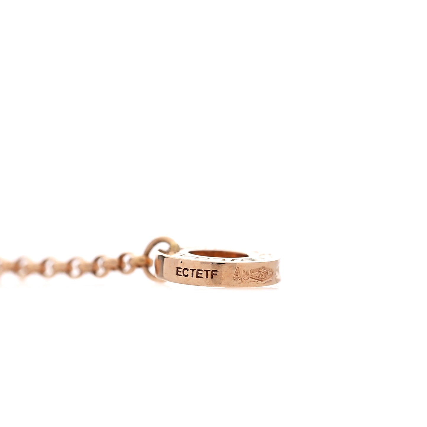 18K Rose Gold Mother of Pearl BVLGARI BVLGARI Pendant Necklace