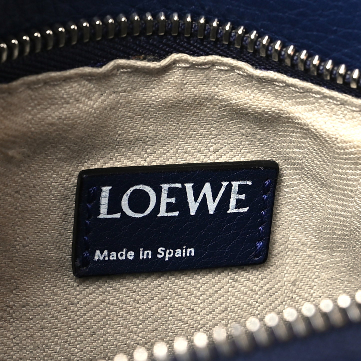 Calfskin Medium Puzzle Bag Marine