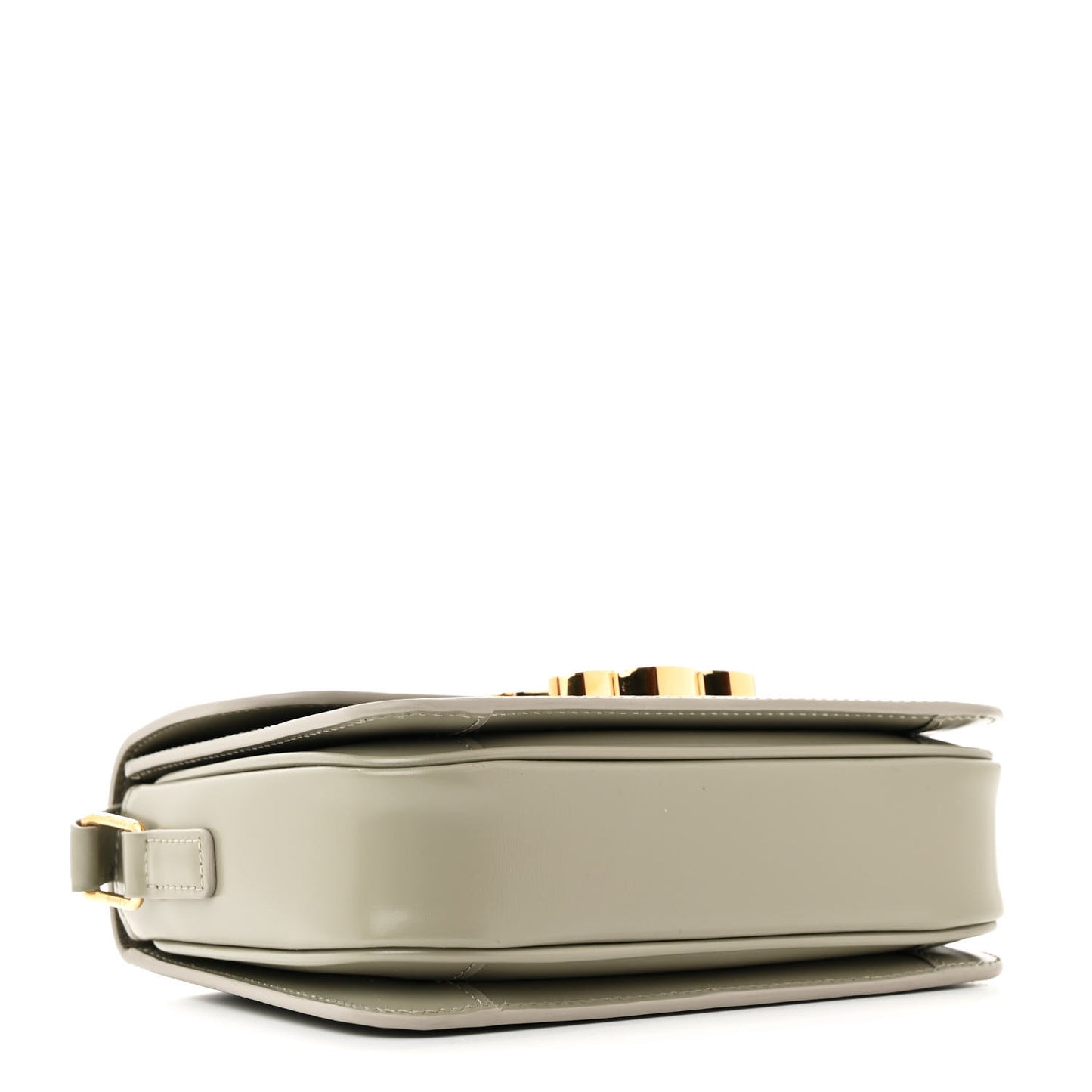 Shiny Calfskin Teen Triomphe Green Clay