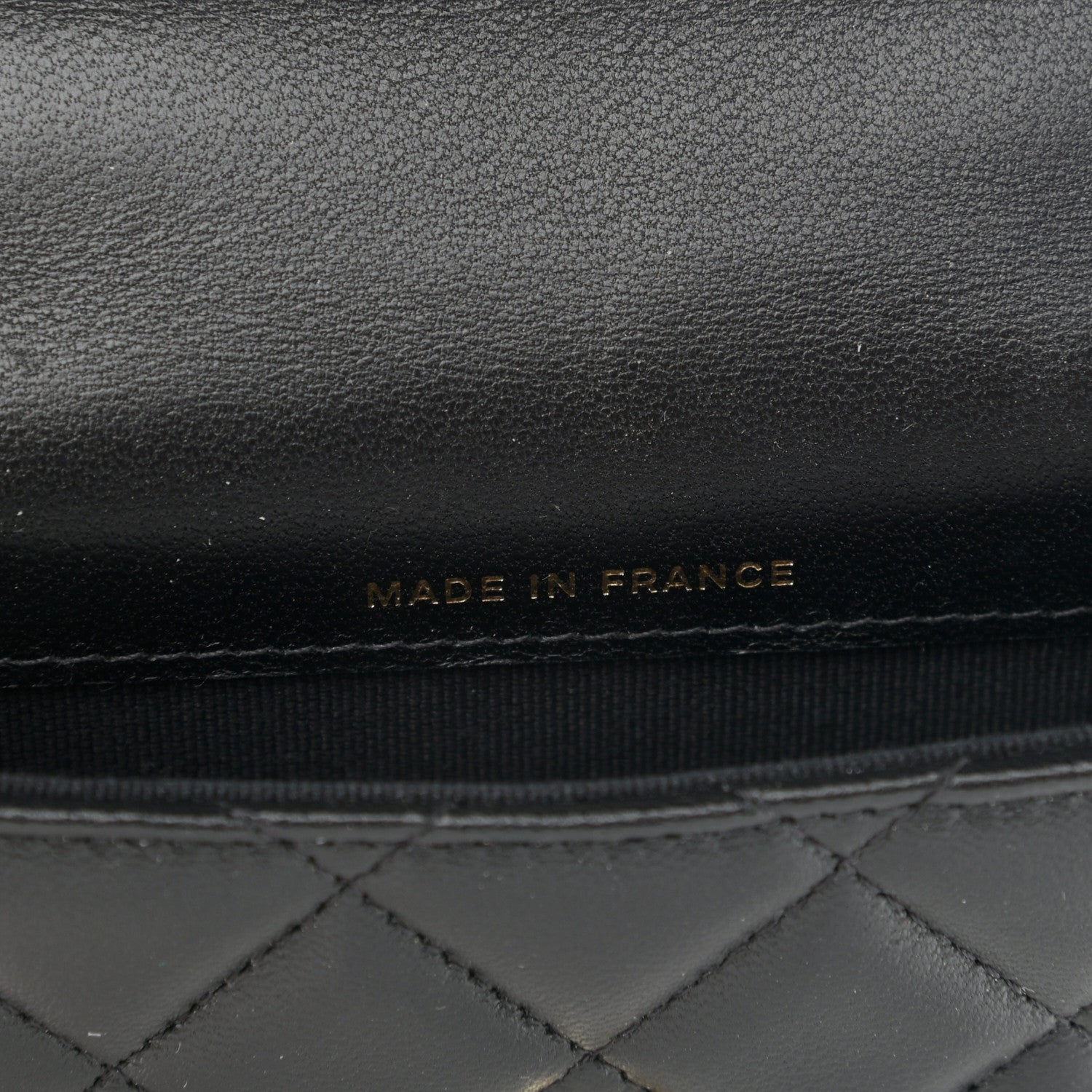 Chanel Lambskin Quilted Top Handle Flap Coin Purse With Chain Black 7 of 12