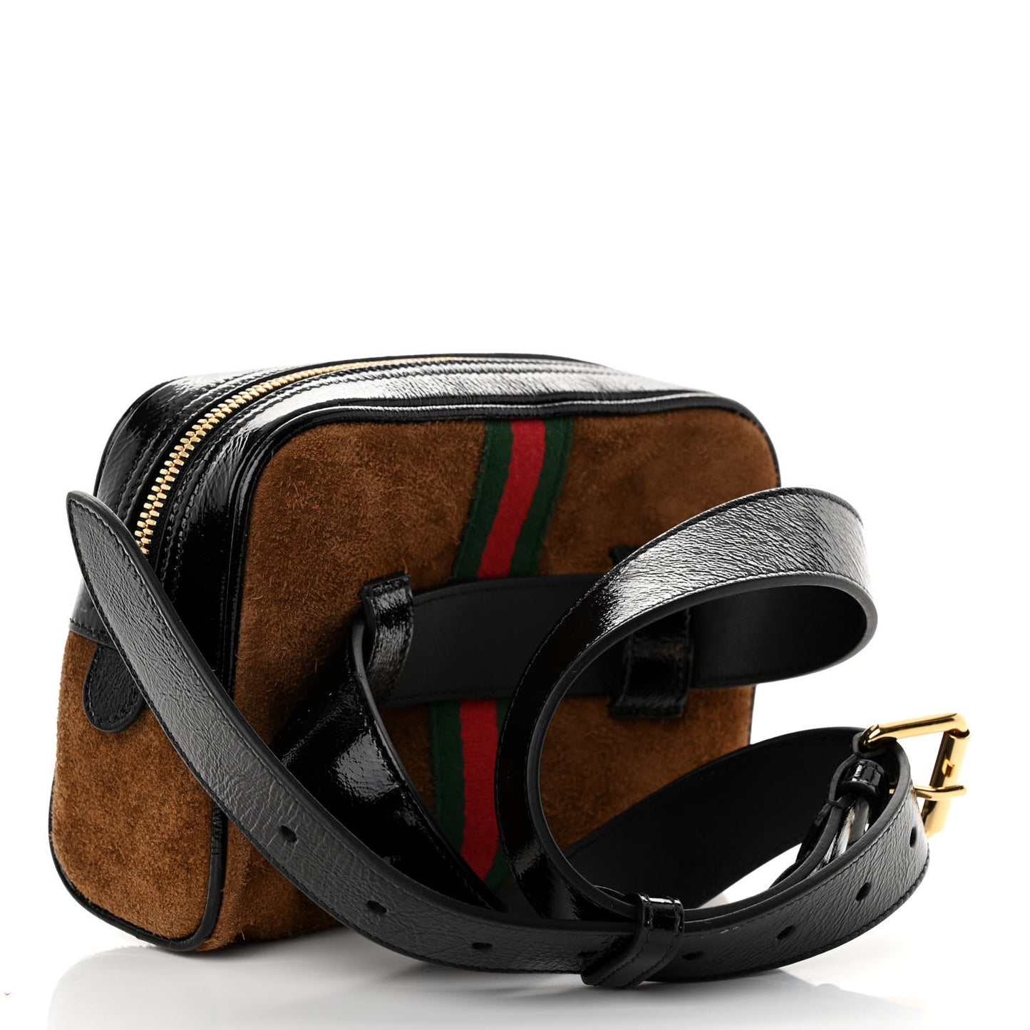 Suede Small Ophidia Belt Bag 85 34 Brown
