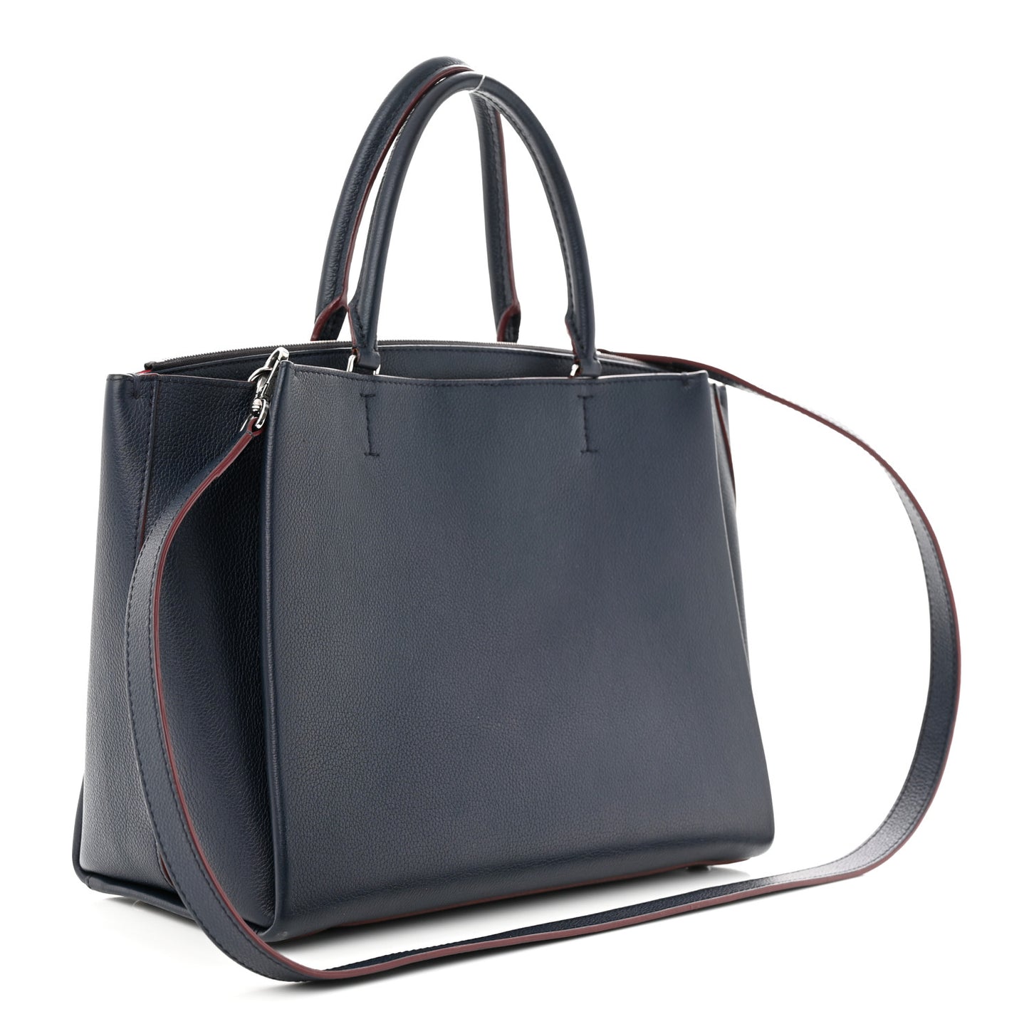 Calfskin Lockmeto Marine Rouge