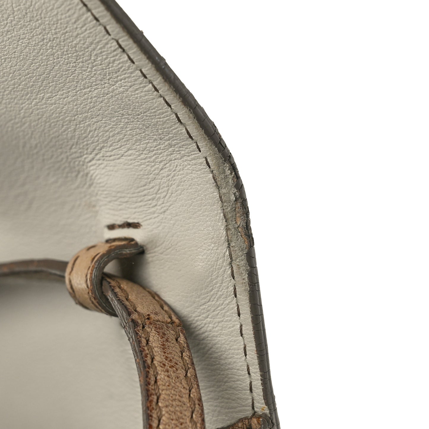 Derby Calfskin House Check Small Macken Crossbody Bag Light Beige