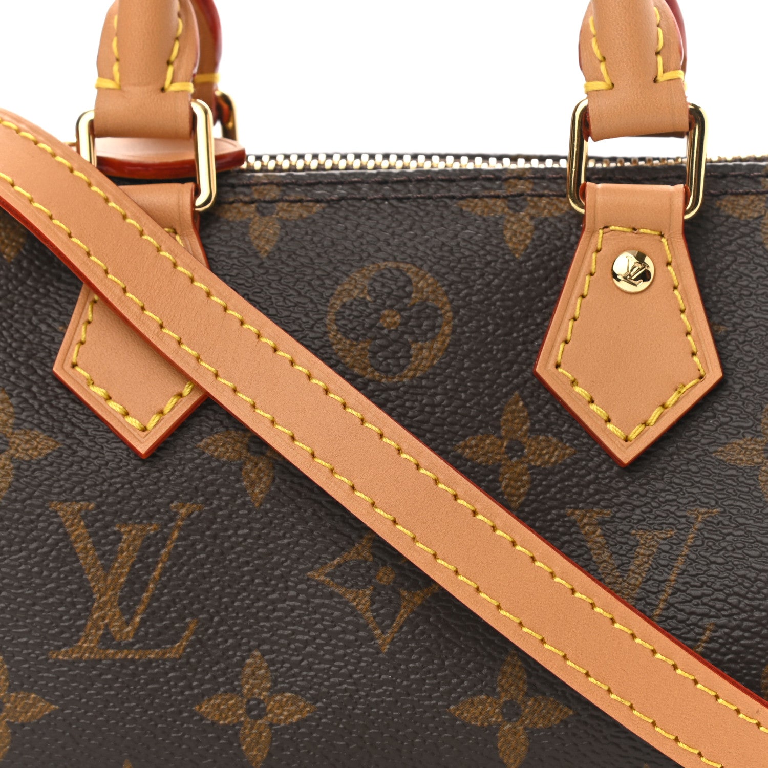 Louis Vuitton Monogram Nano Speedy Bandouliere 8 of 10