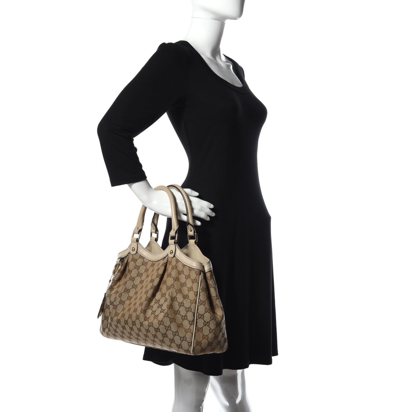 Monogram Medium Sukey Tote Off White