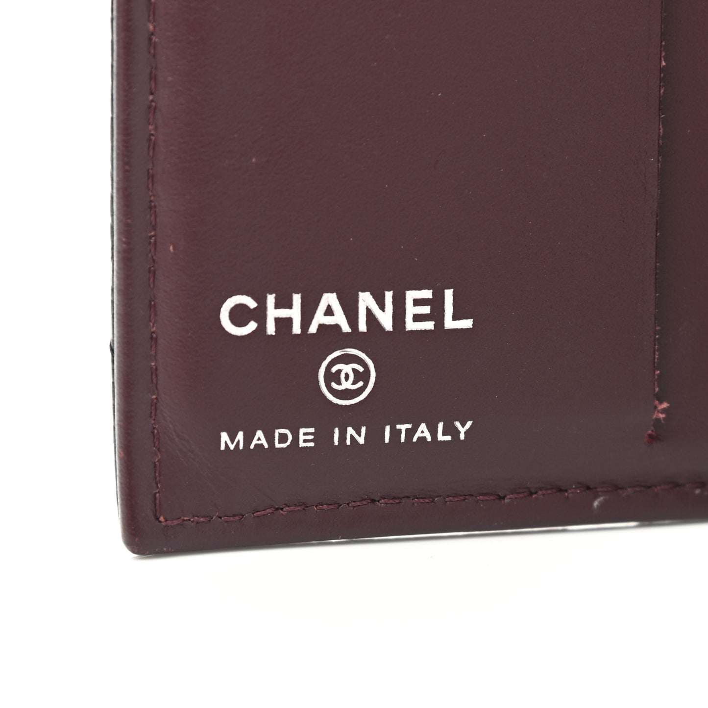 Caviar Quilted Card Holder Wallet Black