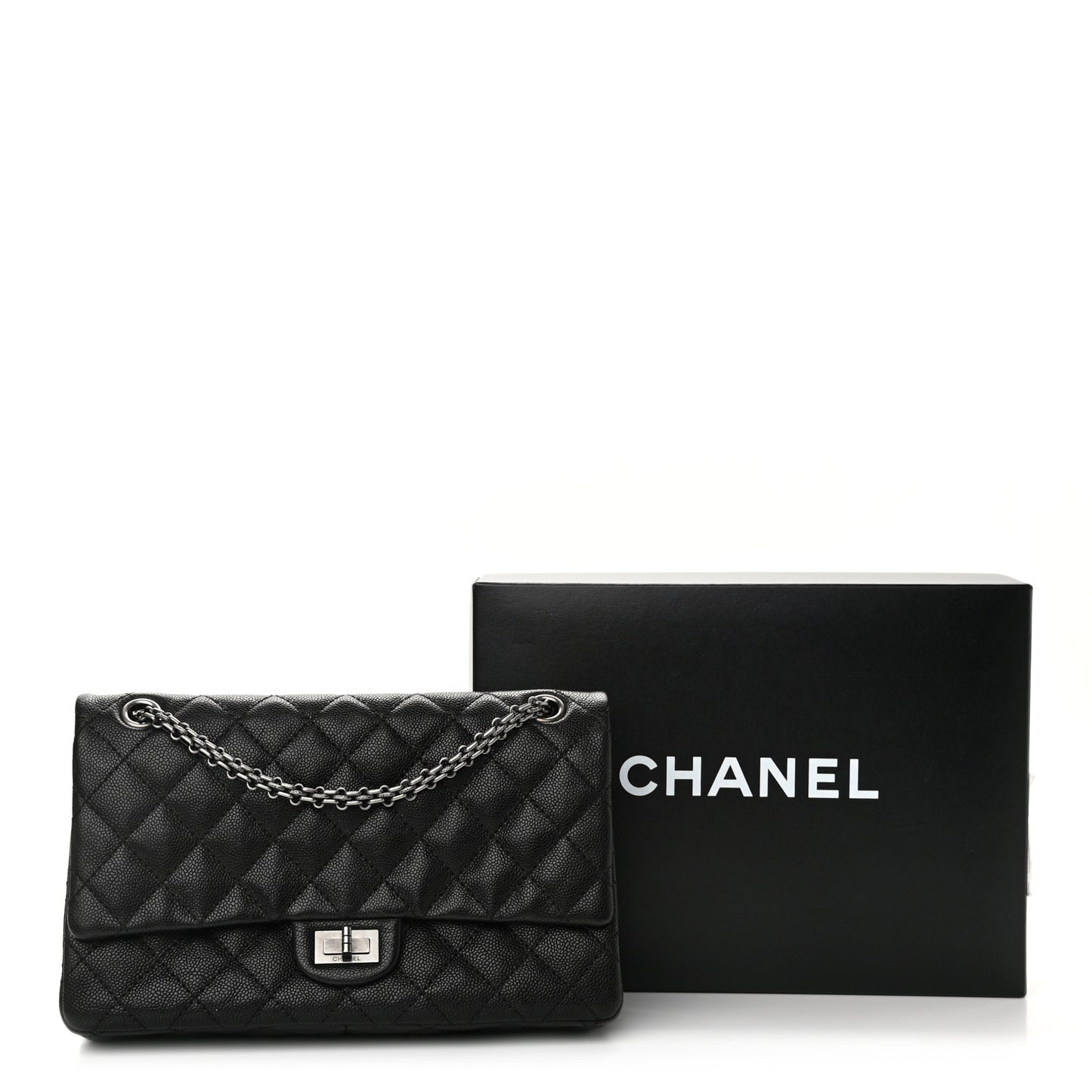 Caviar Quilted 2.55 Reissue 226 Flap Black