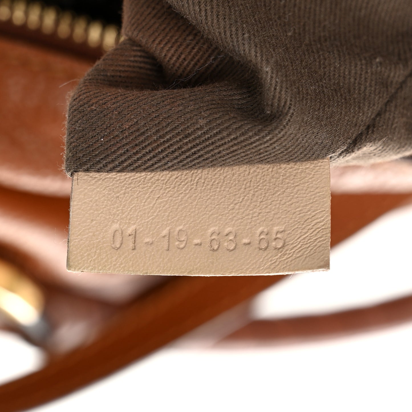 Calfskin Small Marcie Satchel Tan