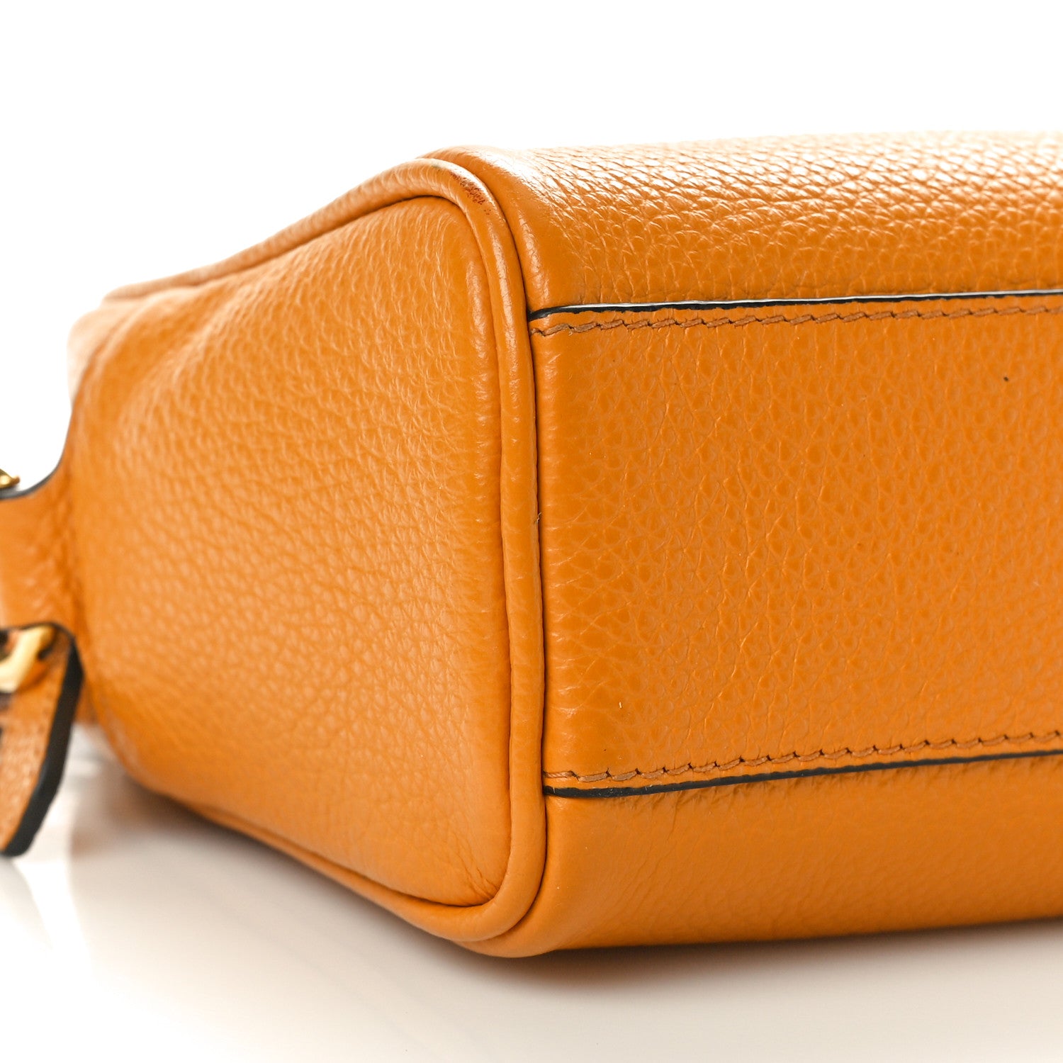 Salvatore Ferragamo Calfskin Travel Camera Crossbody Bag Olivello 8 of 9