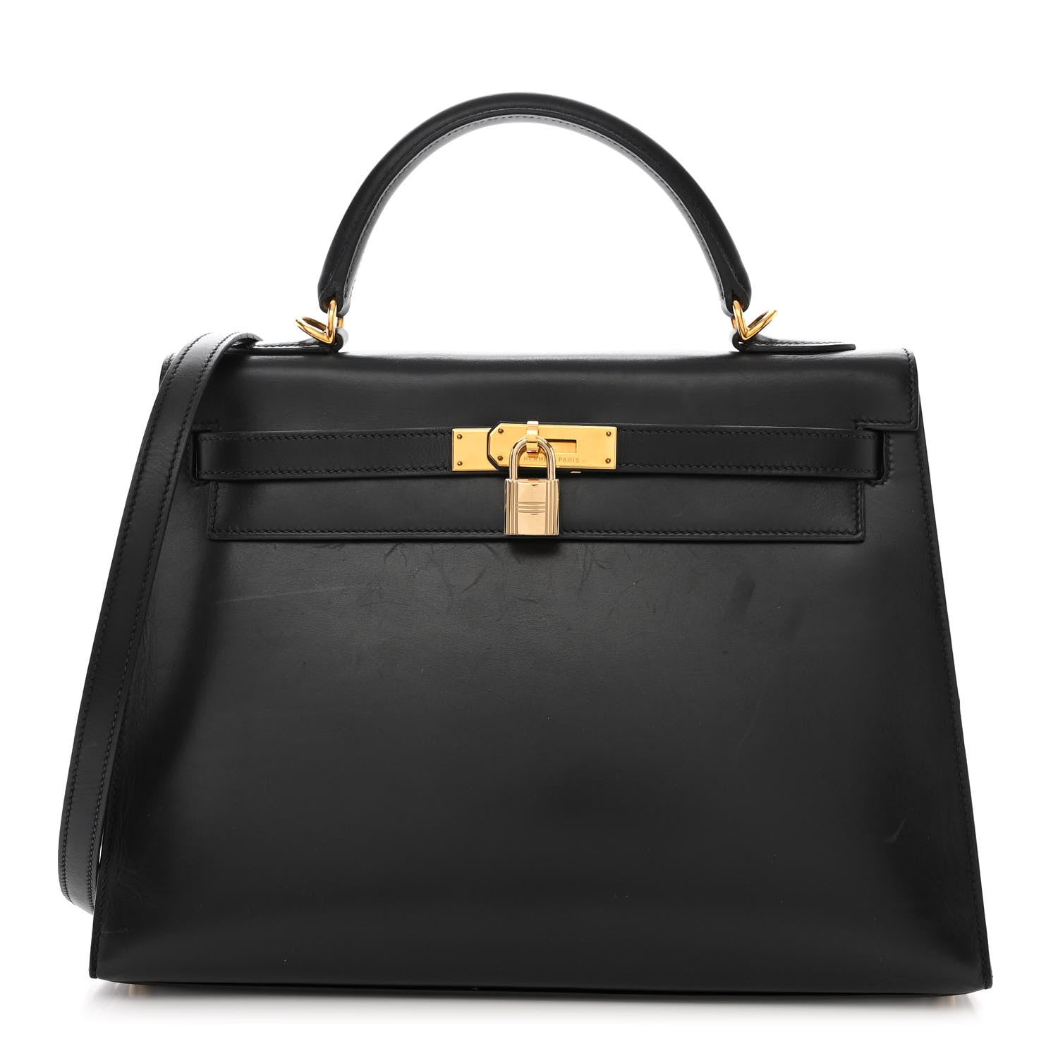 Hermes Box Kelly Sellier 32 Black 1 of 14