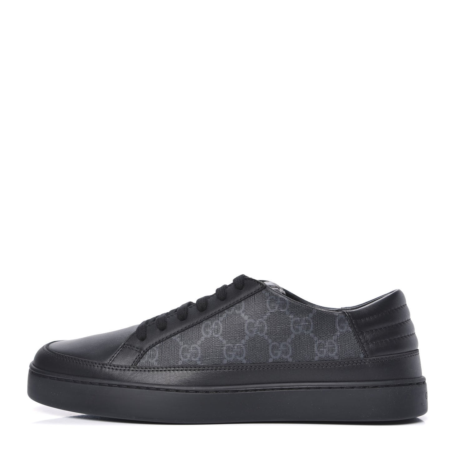 GG Supreme Monogram Low Top Sneakers 7 Black