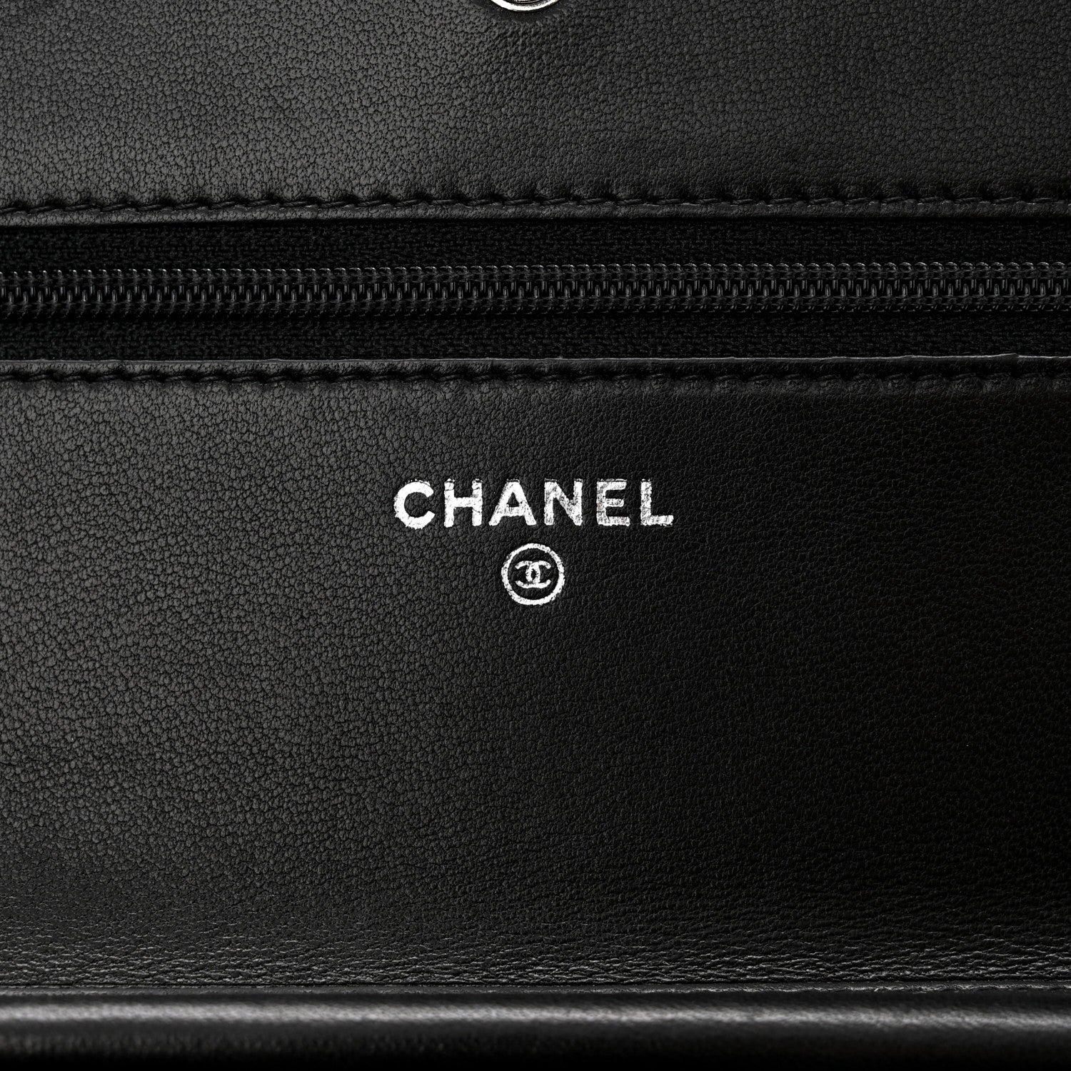 Chanel Lambskin Quilted Boy Wallet On Chain WOC Black 6 of 12
