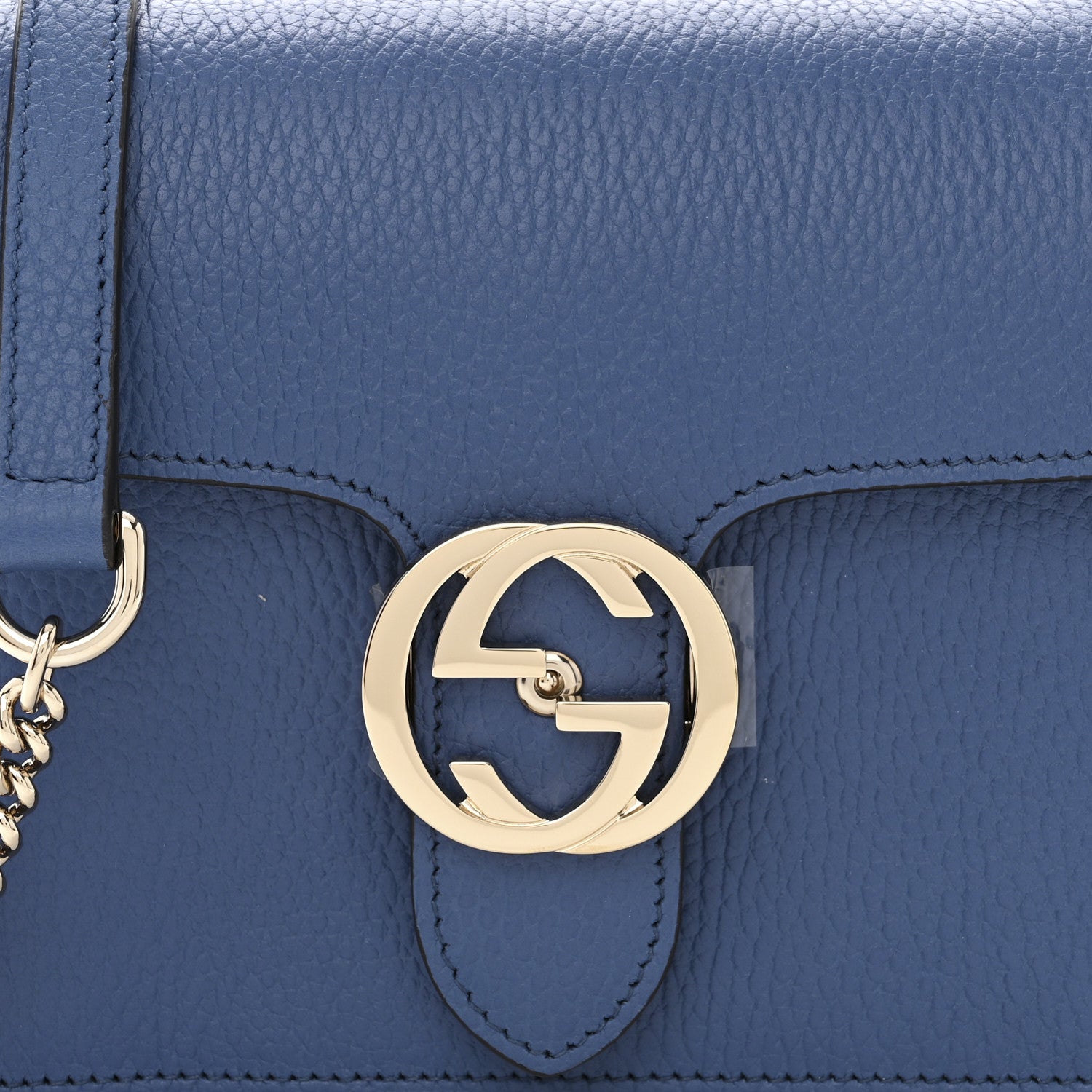 Gucci Dollar Calfskin Small Interlocking G Shoulder Bag Caspian 9 of 12