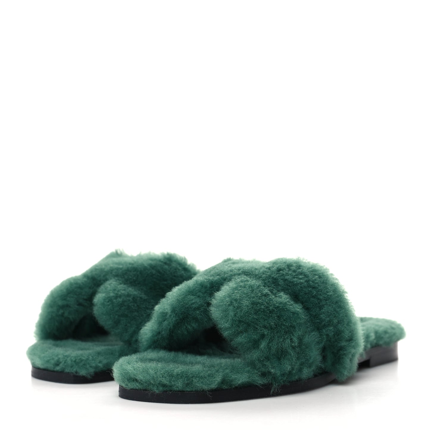 Woolskin Oran Sandals 37 Vert Anglais