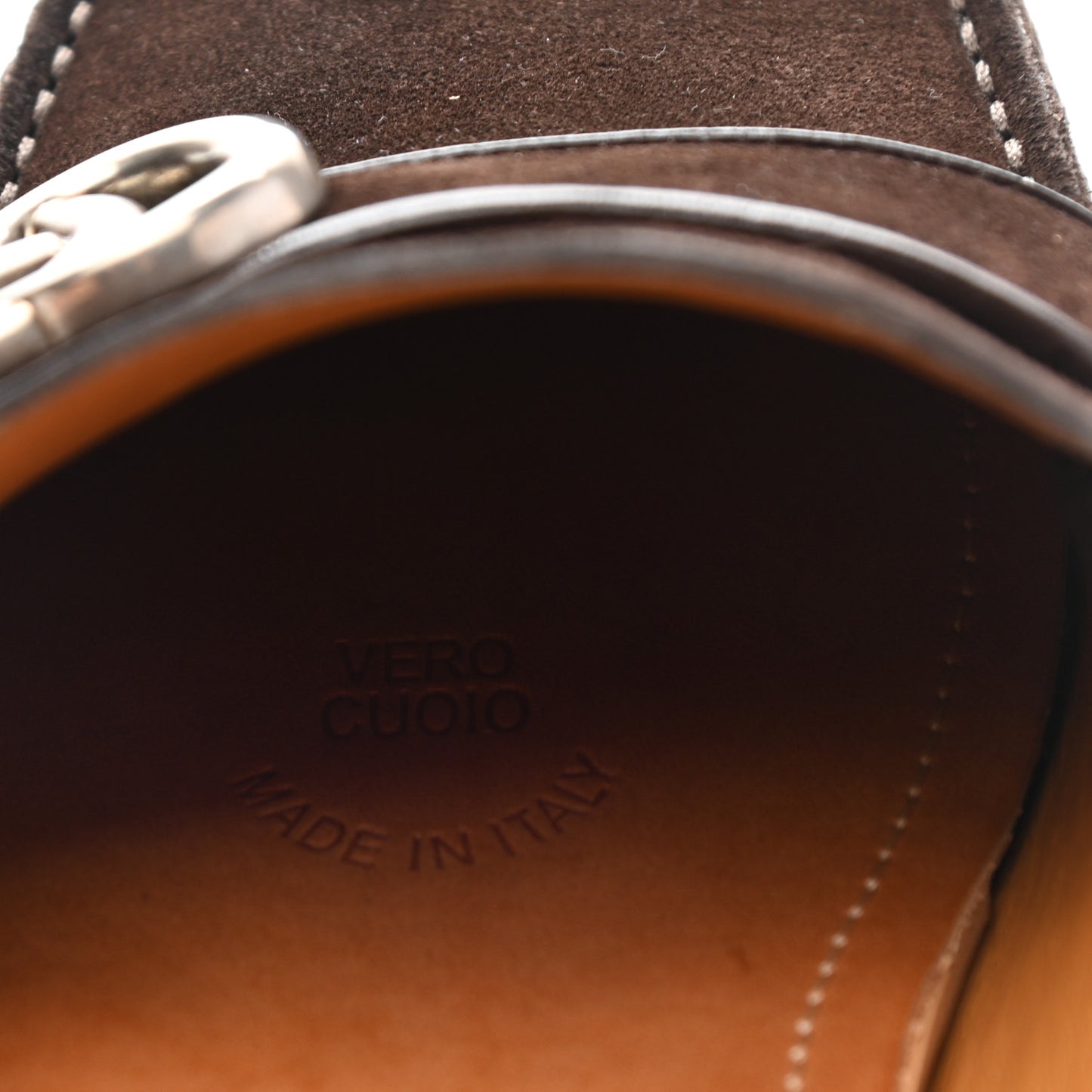 Suede Mens Driver Queen Loafers 6.5 Cocoa