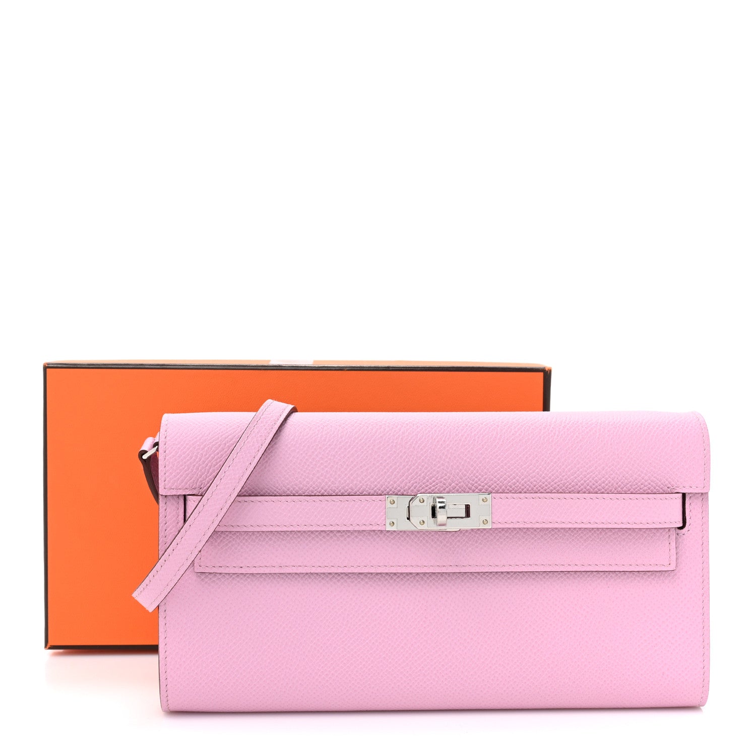 Hermes Epsom Kelly To Go Wallet Mauve Sylvestre 3 of 11