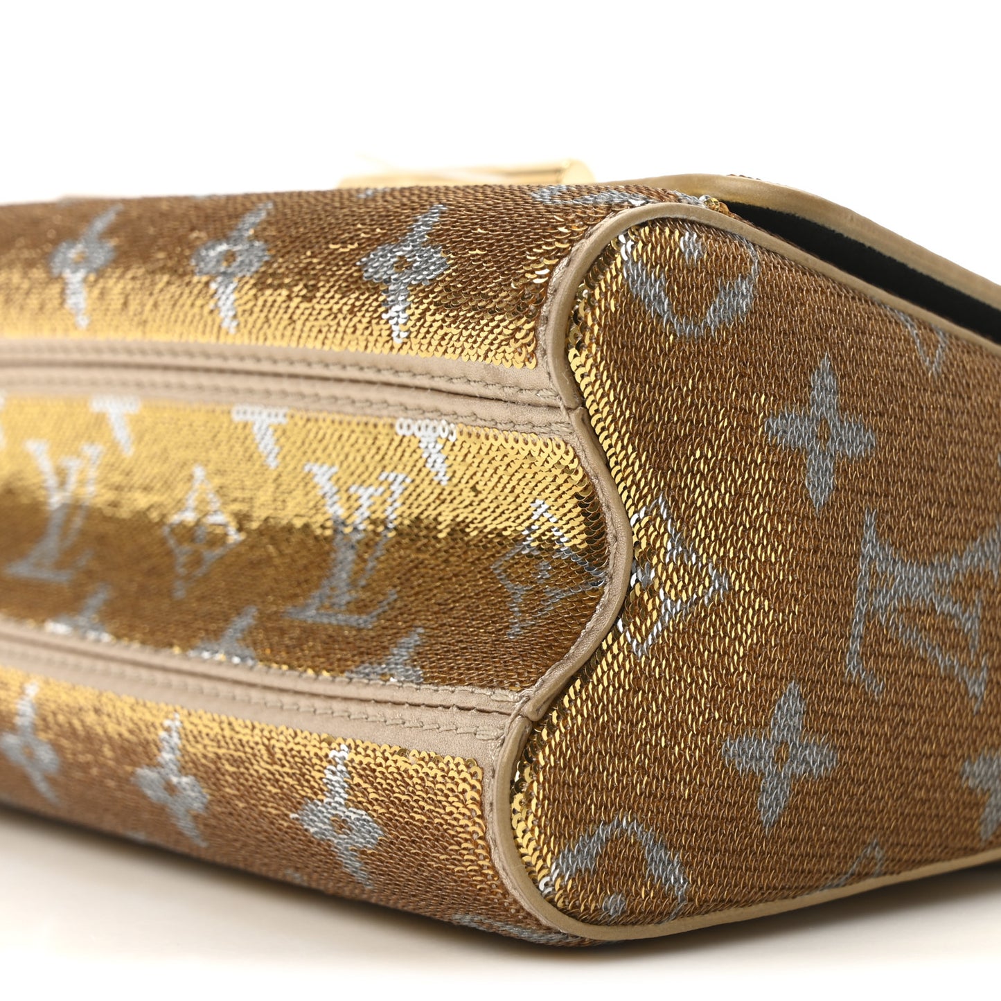 Monogram Sequins Twist PM Gold Silver