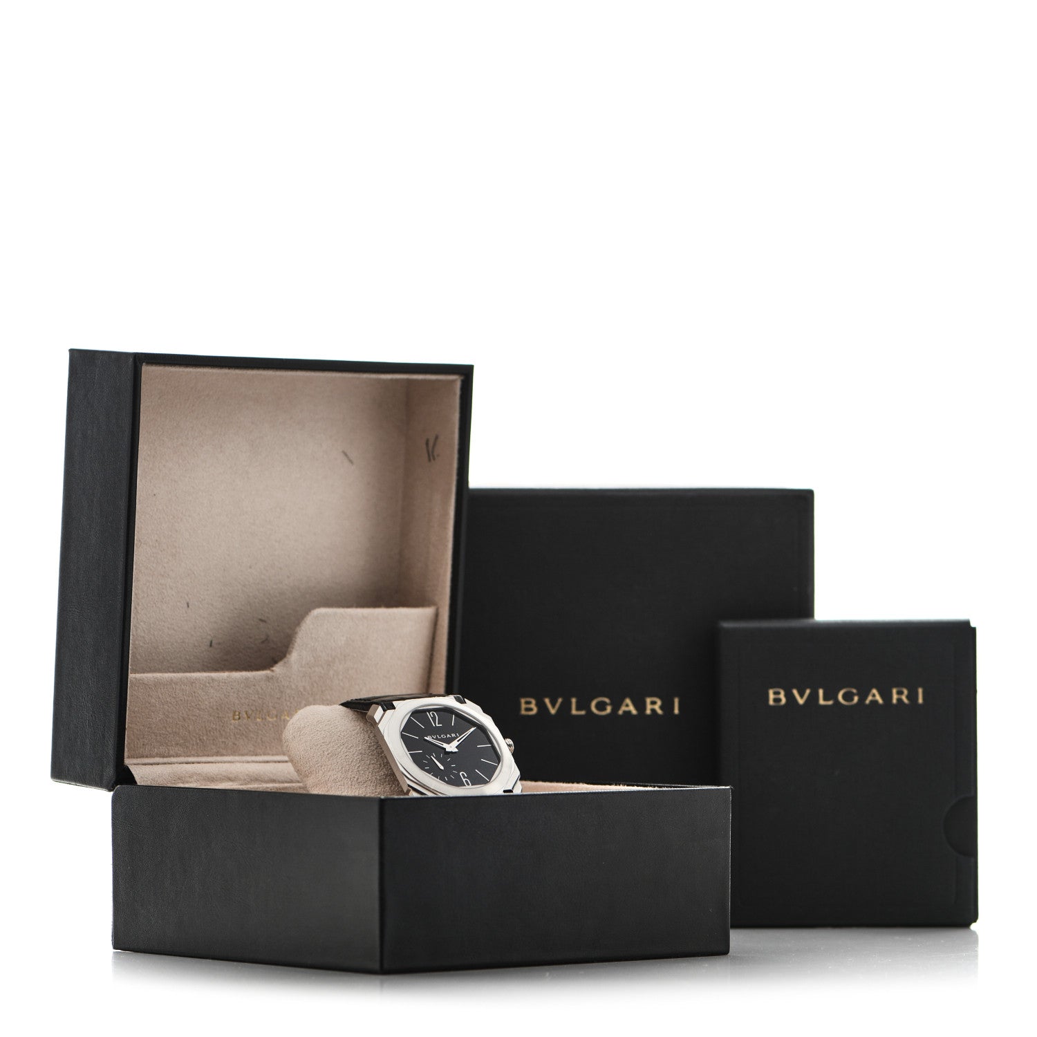 Bulgari Platinum Alligator 42mm Octo Finissimo Extra Thin Automatic Watch 5 of 5