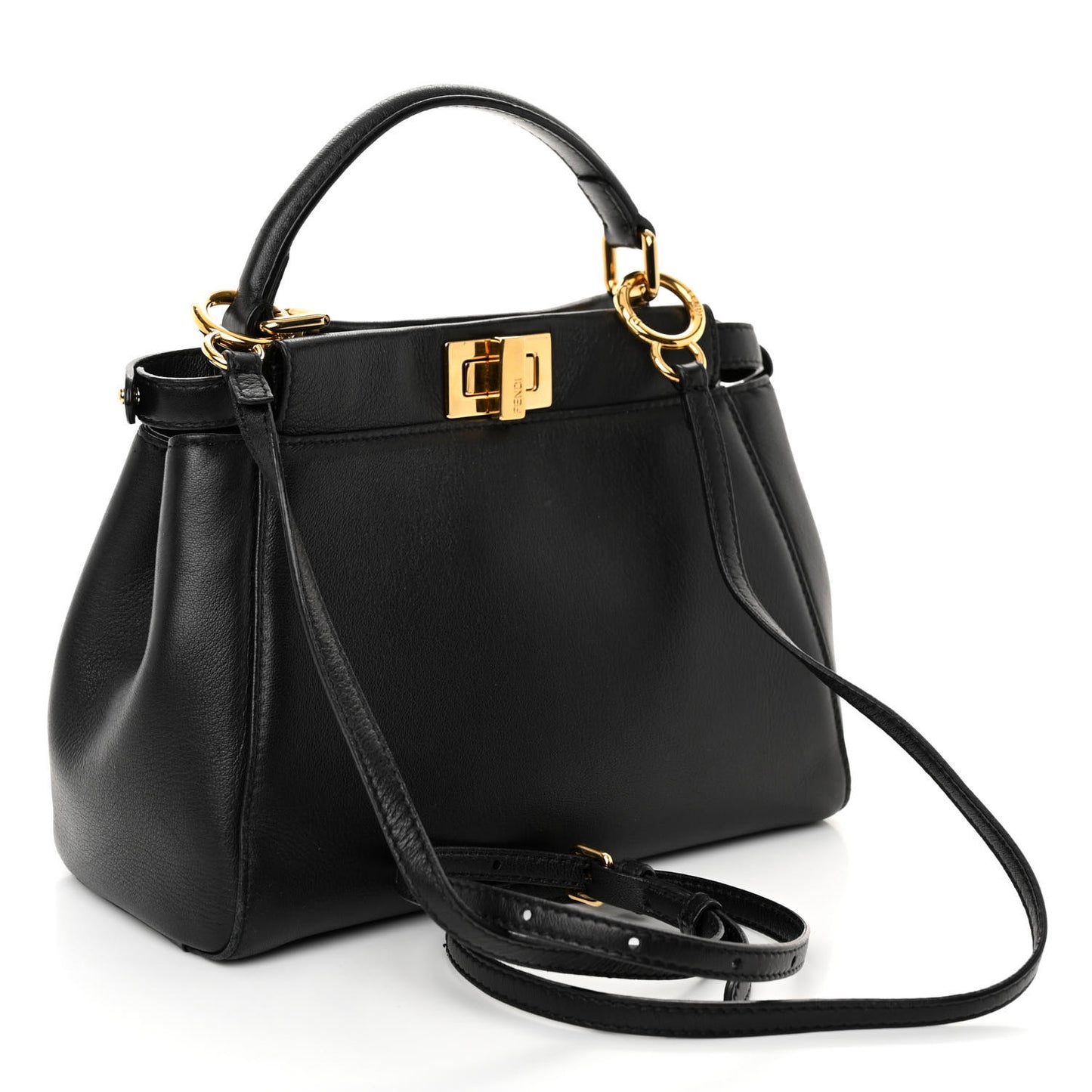 Nappa Mini Peekaboo Iconic Satchel Black