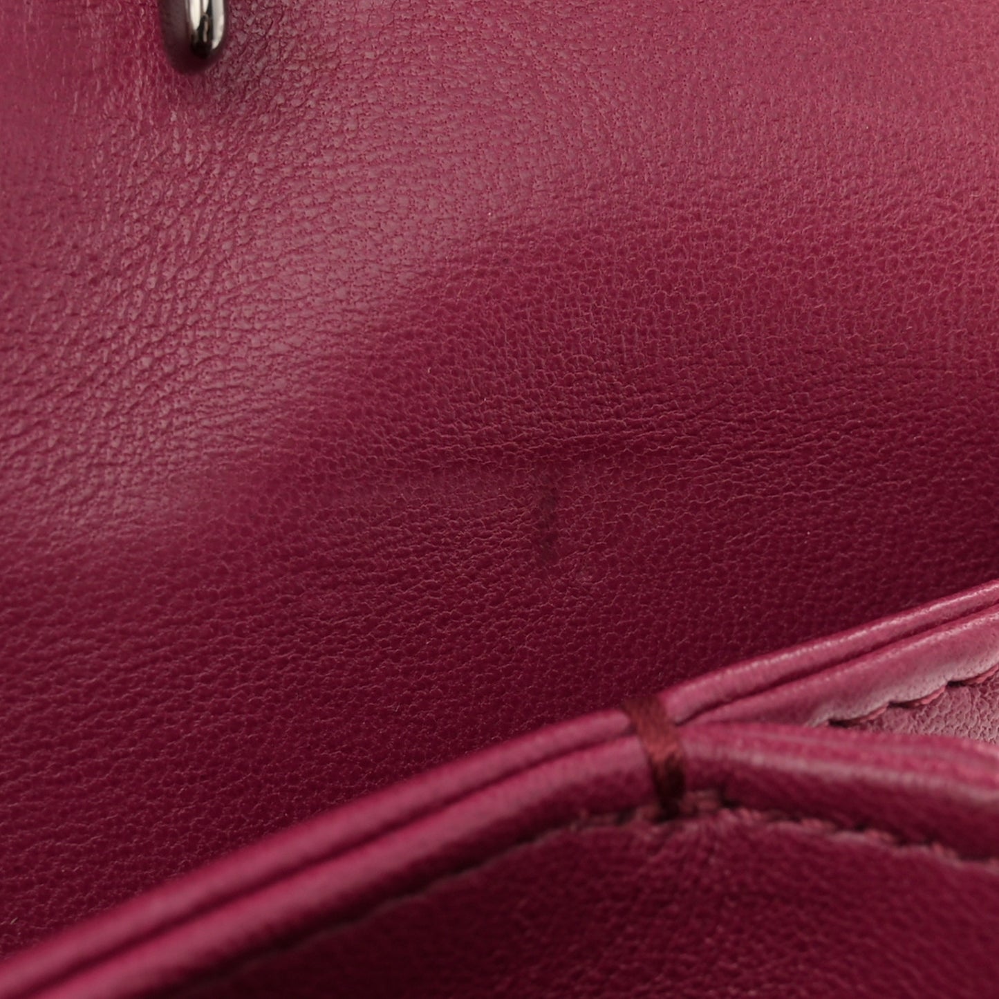 Lambskin Quilted Medium Trendy CC Flap Dual Handle Bag Dark Pink