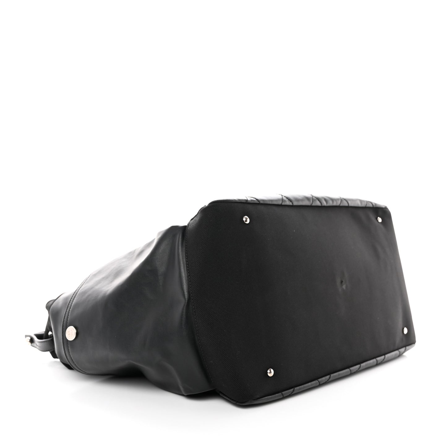 Coated Canvas Paris Biarritz XL Travel Bag Black