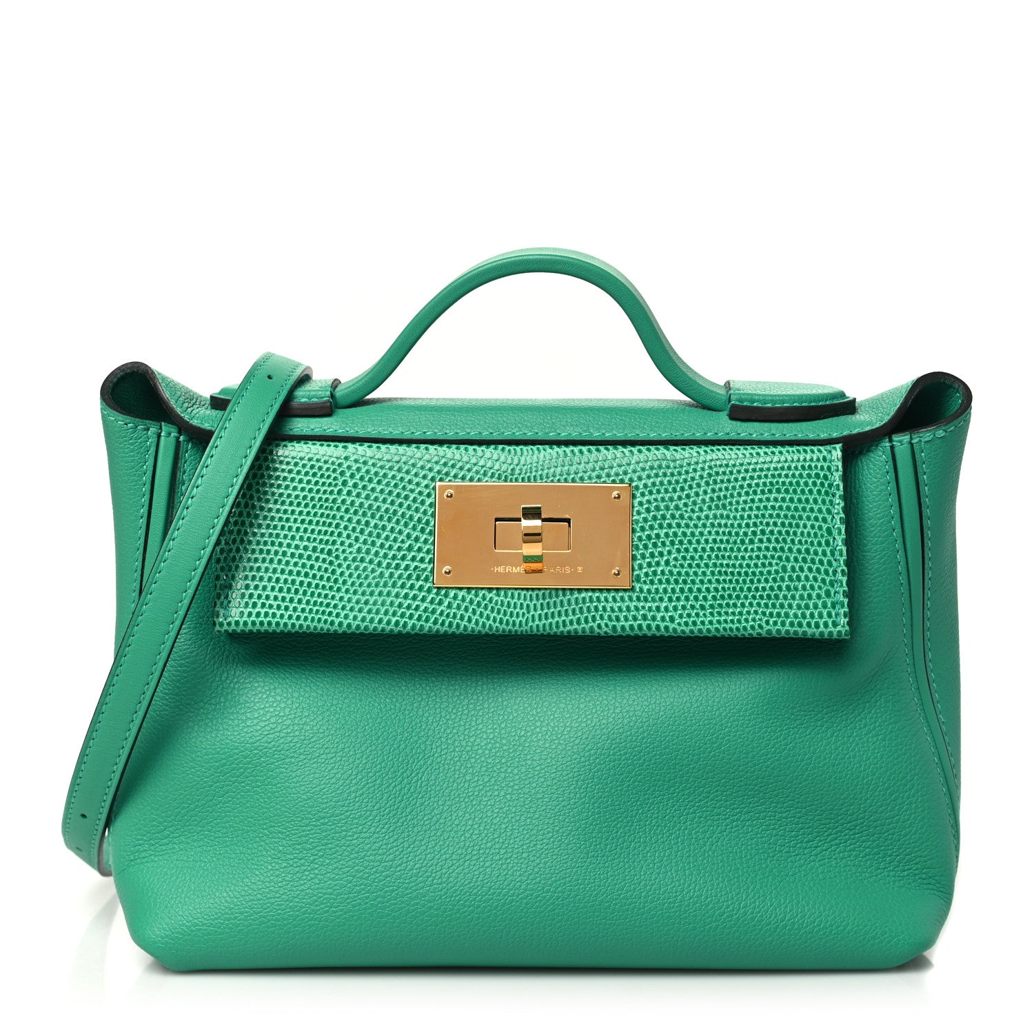 Hermes Evercolor Swift Lizard Touch 24/24 21 Menthe 1558305