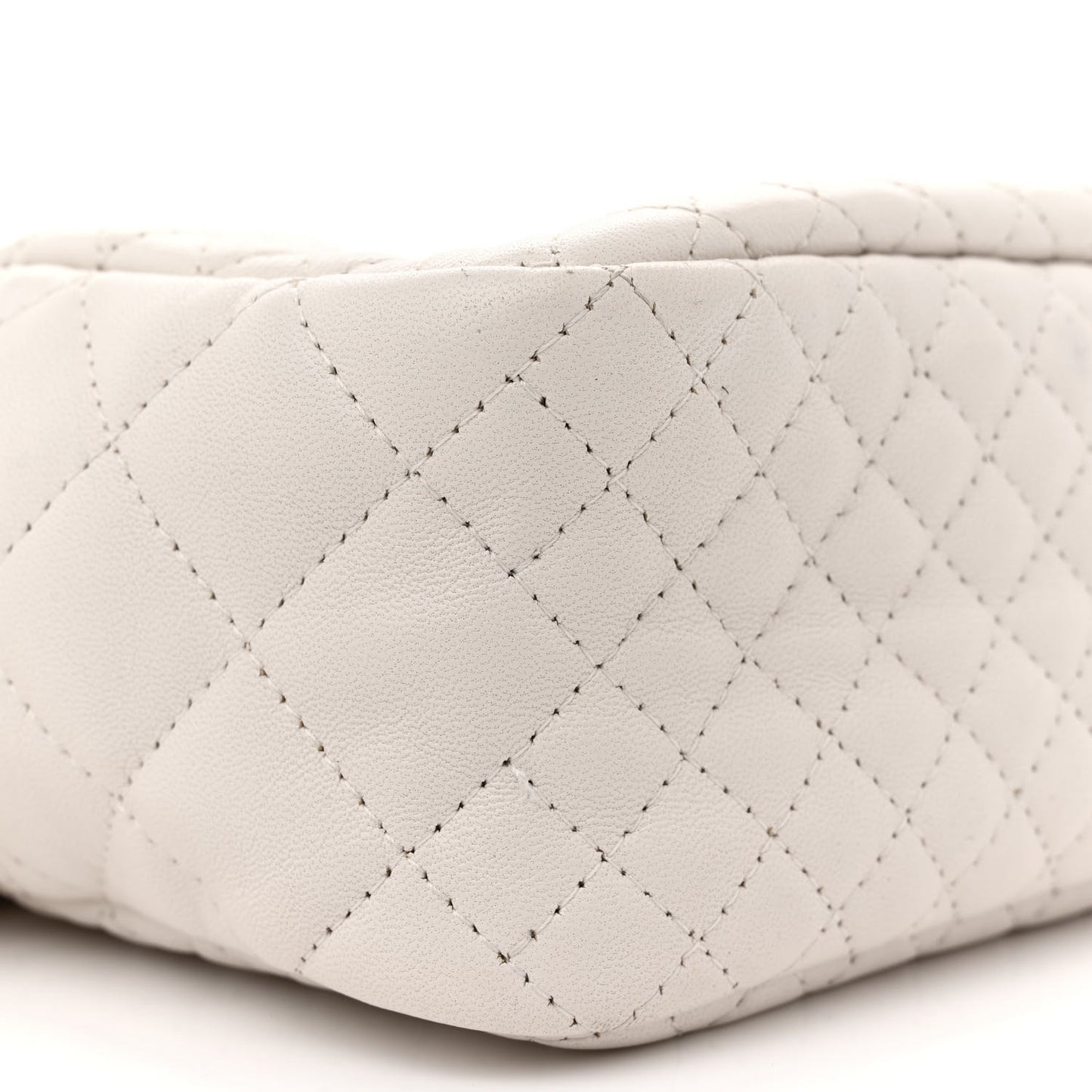 Nappa Quilted Medusa Tribute Camera Bag White