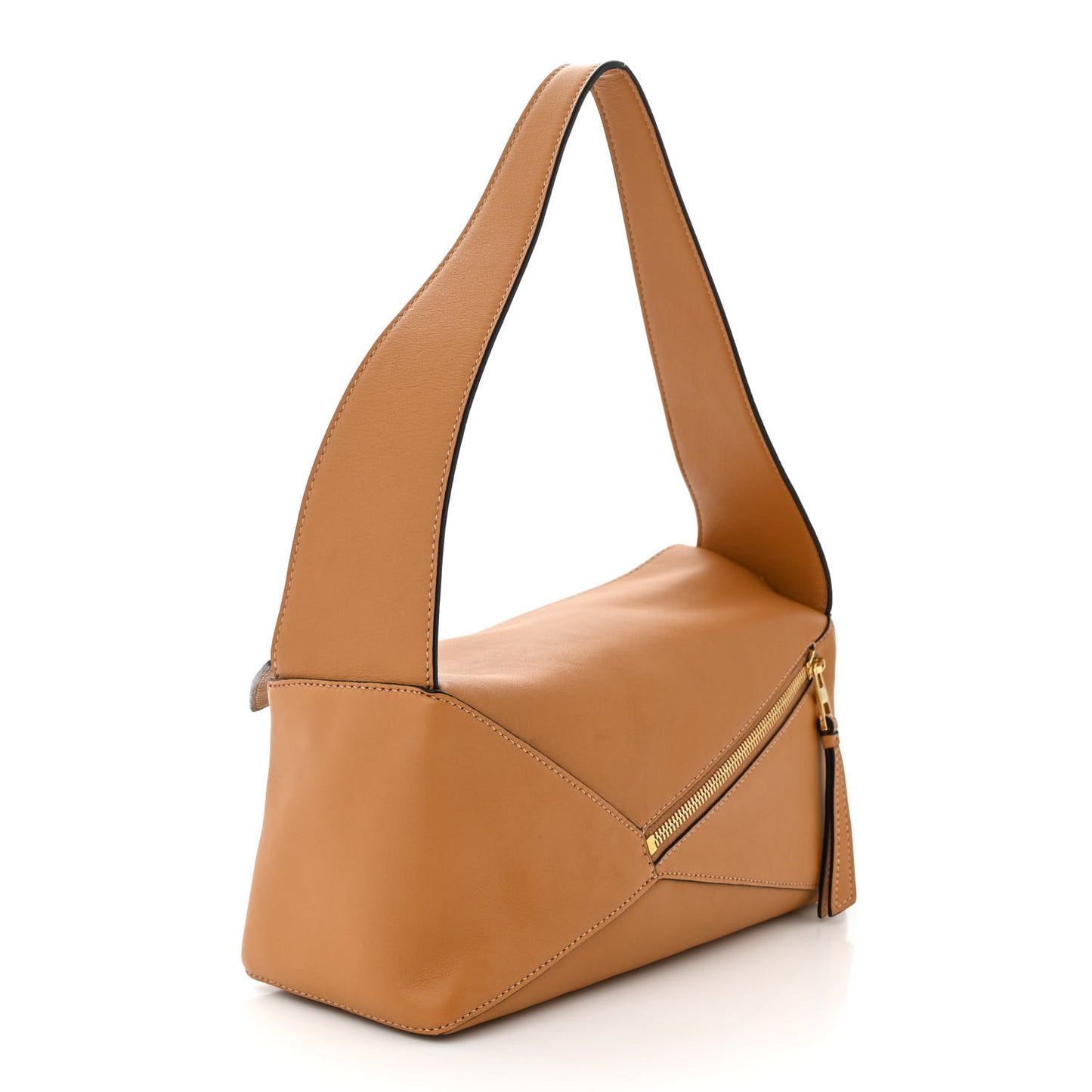 Calfskin Puzzle Hobo Warm Dessert