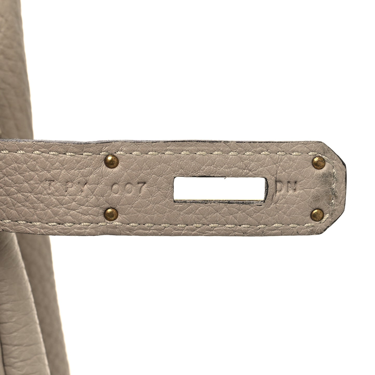 Togo Birkin 35 Gris Tourterelle