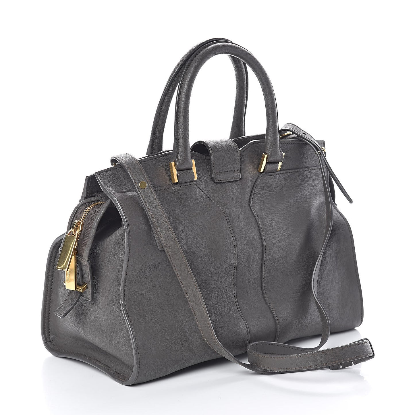 Sheepskin Small Cabas ChYc Grey