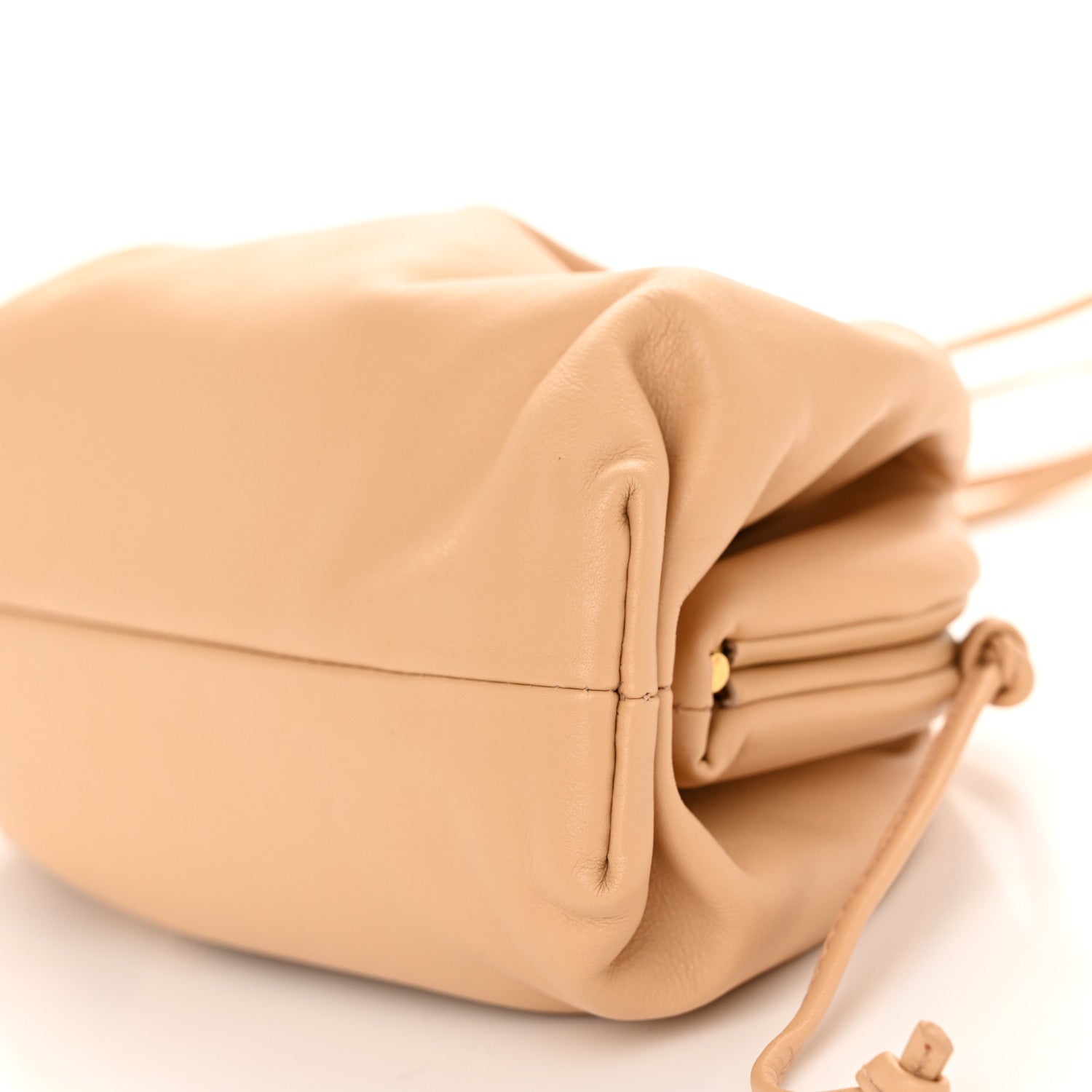Bottega Veneta Butter Calfskin The Mini Pouch Almond 10 of 10
