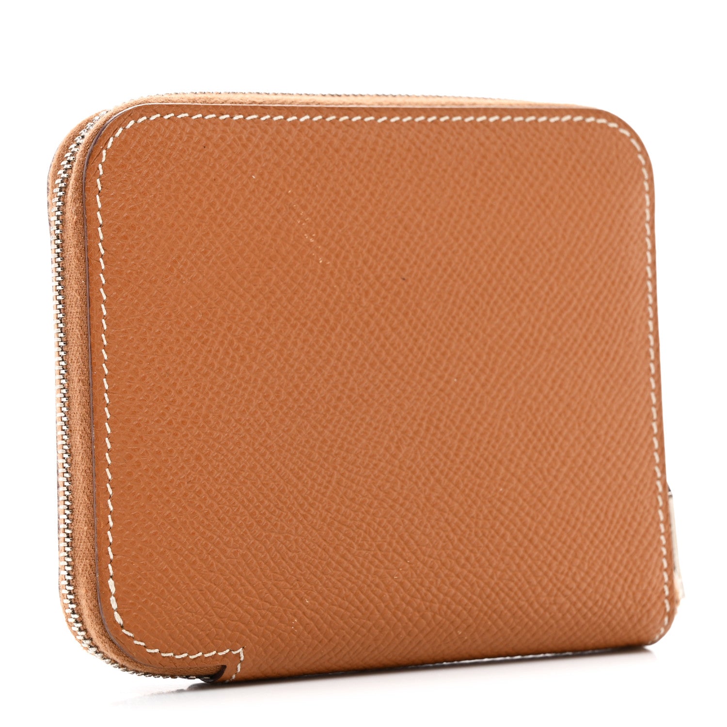 Hermes Epsom Silk'in Compact Wallet Gold 3 of 8
