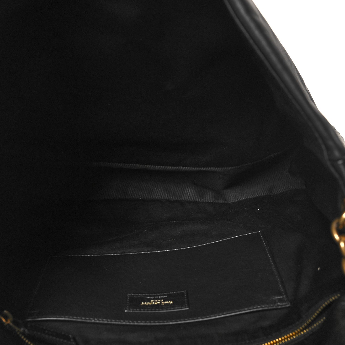 Lambskin Matelasse Monogram Large Jamie 4.3 Black
