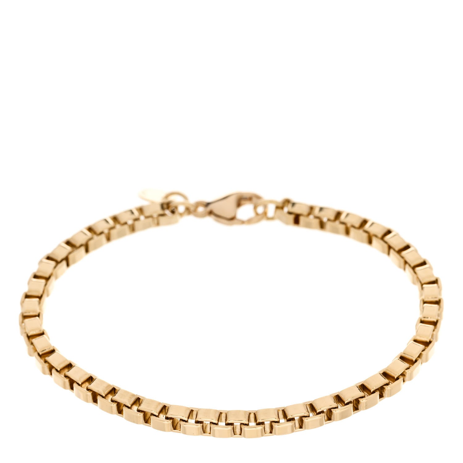 Tiffany 18K Yellow Gold Venetian Link Bracelet 1317018 – FASHIONPHILE