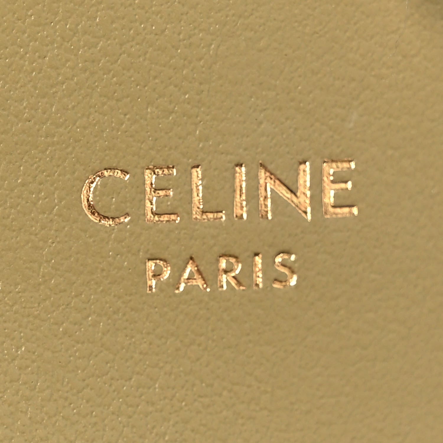 Celine Shiny Calfskin Mini Triomphe Olive 7 of 14