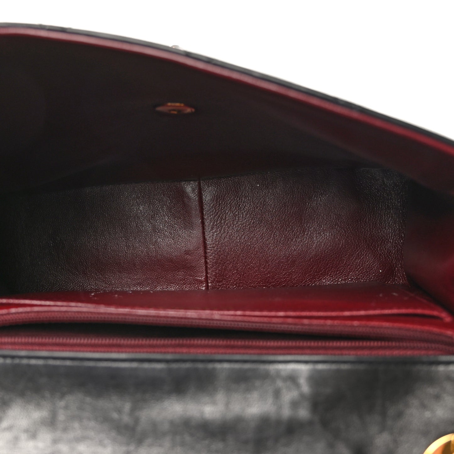 Lambskin Quilted Medium Square Flap Bag Black